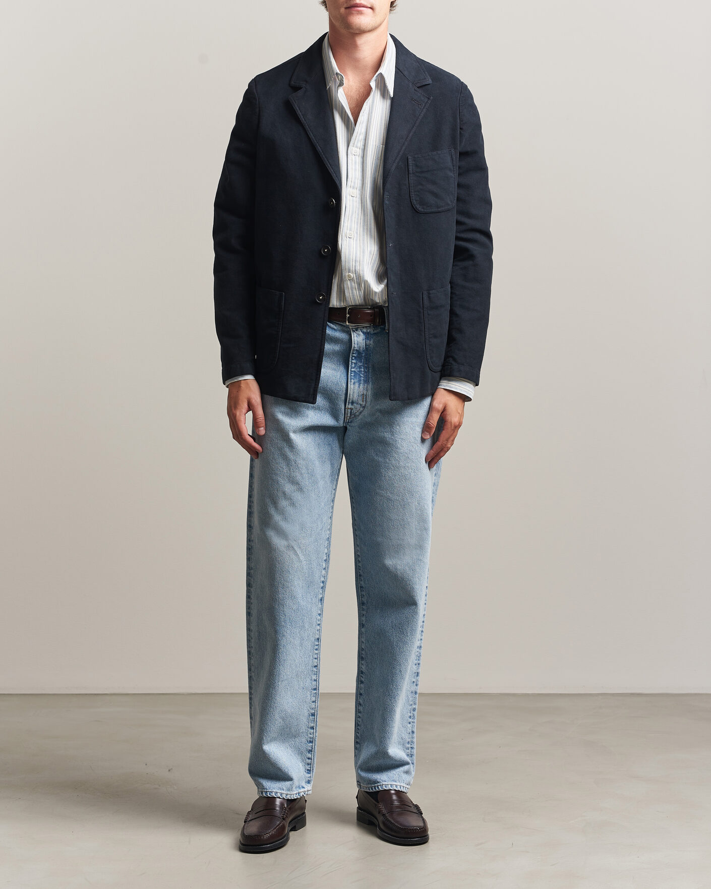 Herren | Sakkos | Massimo Alba | Baglietto Moleskine Jacket Navy