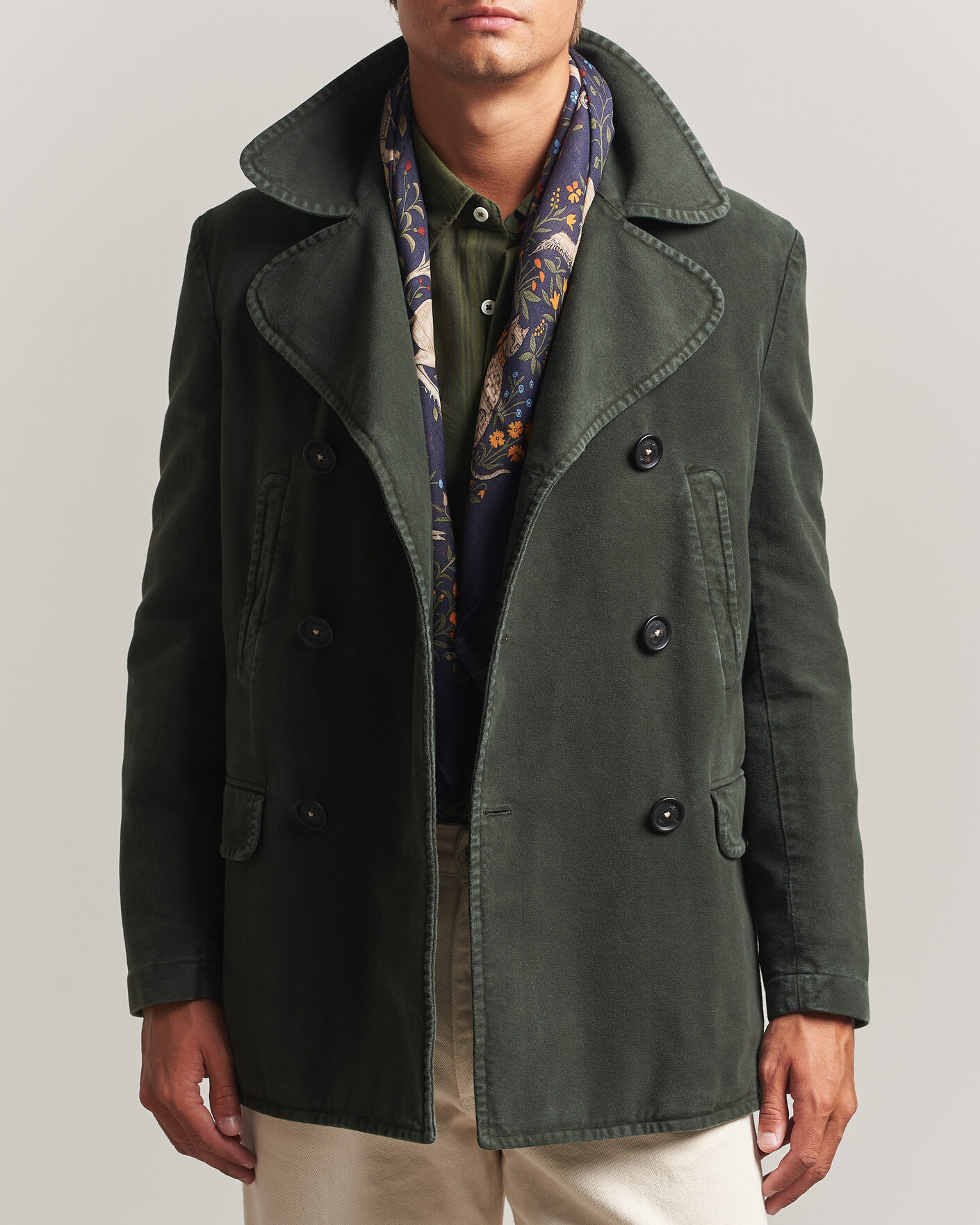 Herren | Jacken | Massimo Alba | Moleskine Peacoat Forest Night