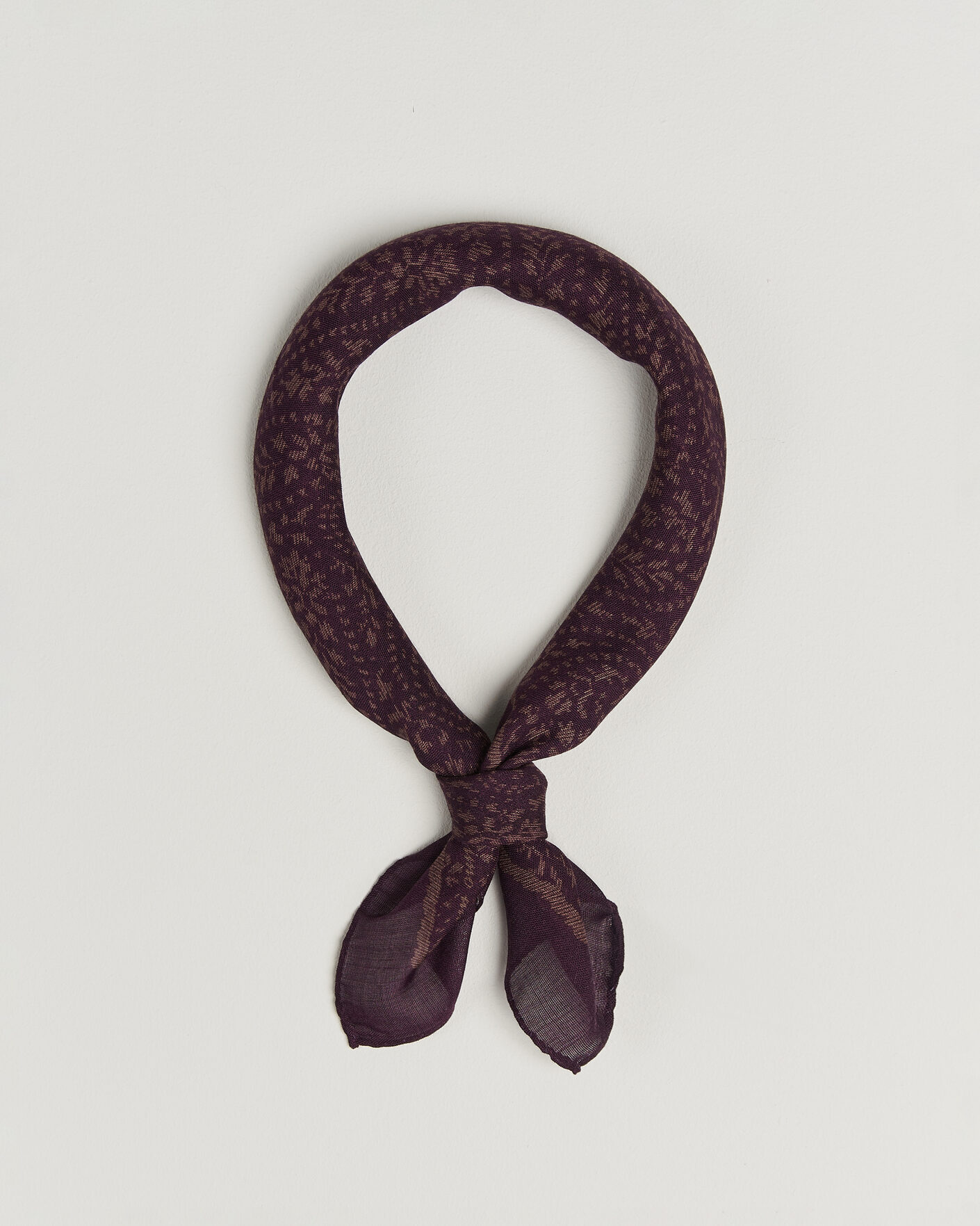 Herren | Tücher | Massimo Alba | Cashmere/Silk Bandana Burgundy