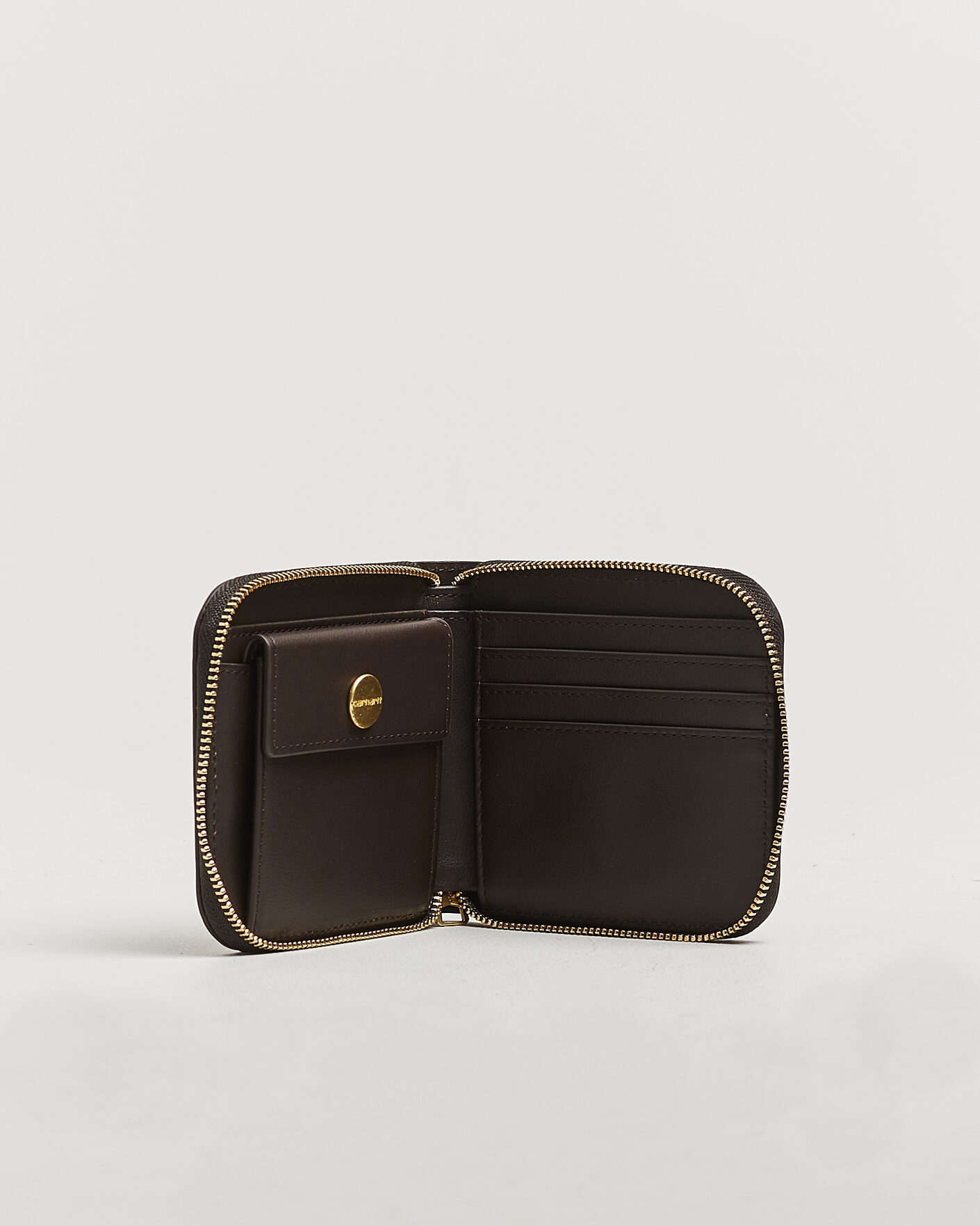 Herren | Geldbörsen | Carhartt WIP | Leather Zip Wallet Tobacco