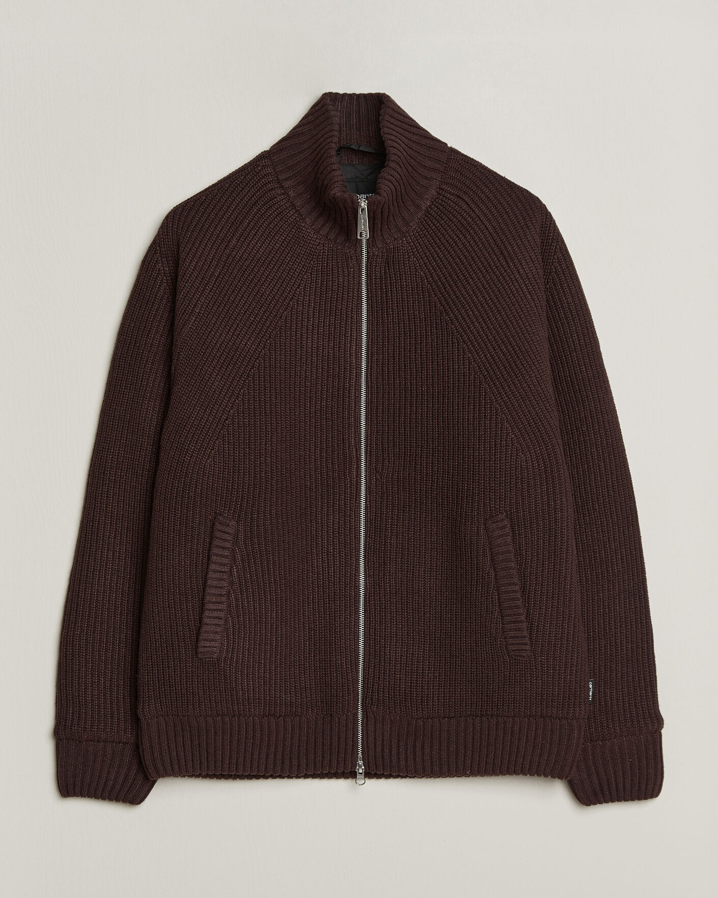 Herren | Pullover | Carhartt WIP | Bandley Padded Wool Mix Full Zip Palisander Brown