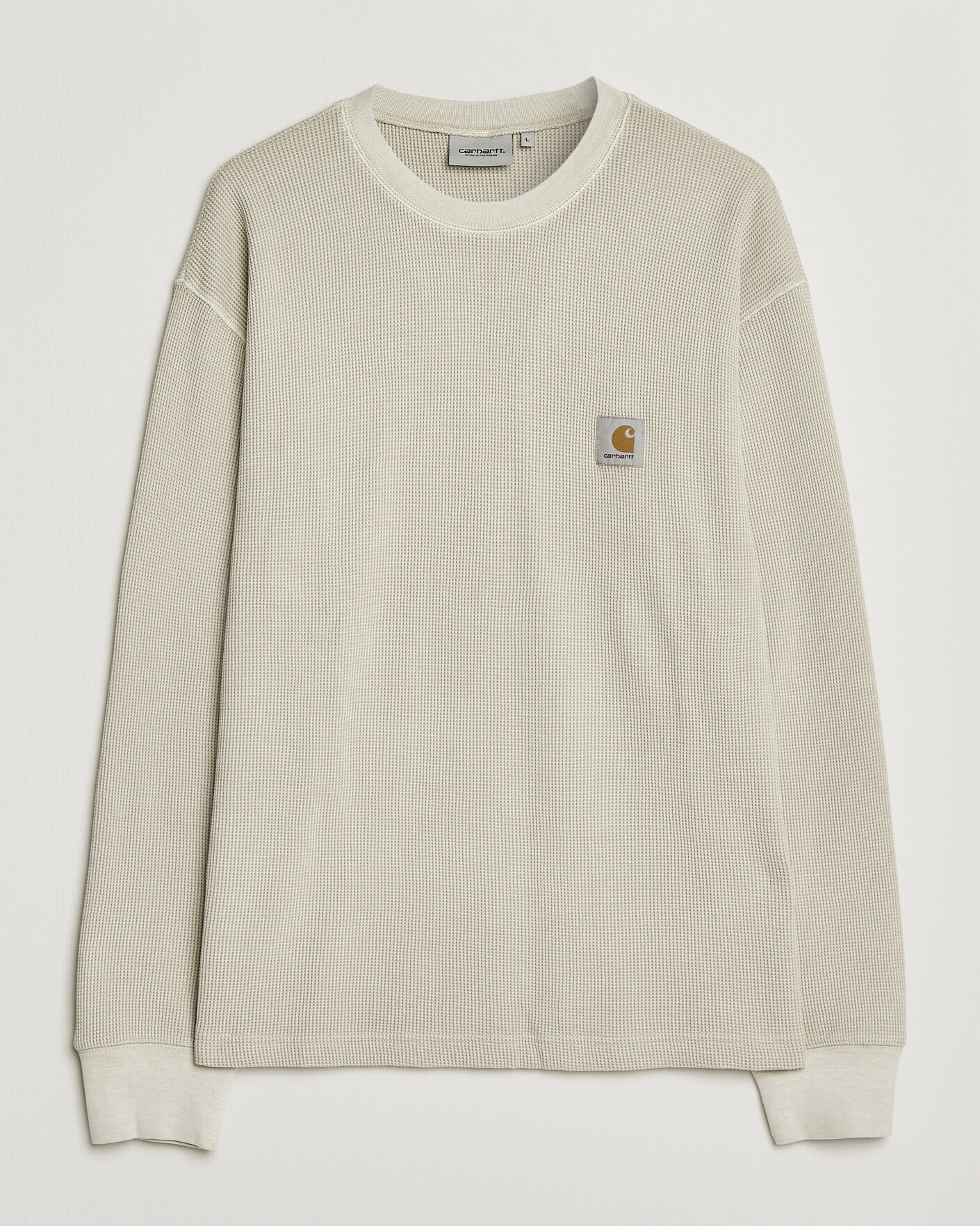 Herren | T-Shirts | Carhartt WIP | Long Sleeve Waffle T-Shirt Fleur De Sel