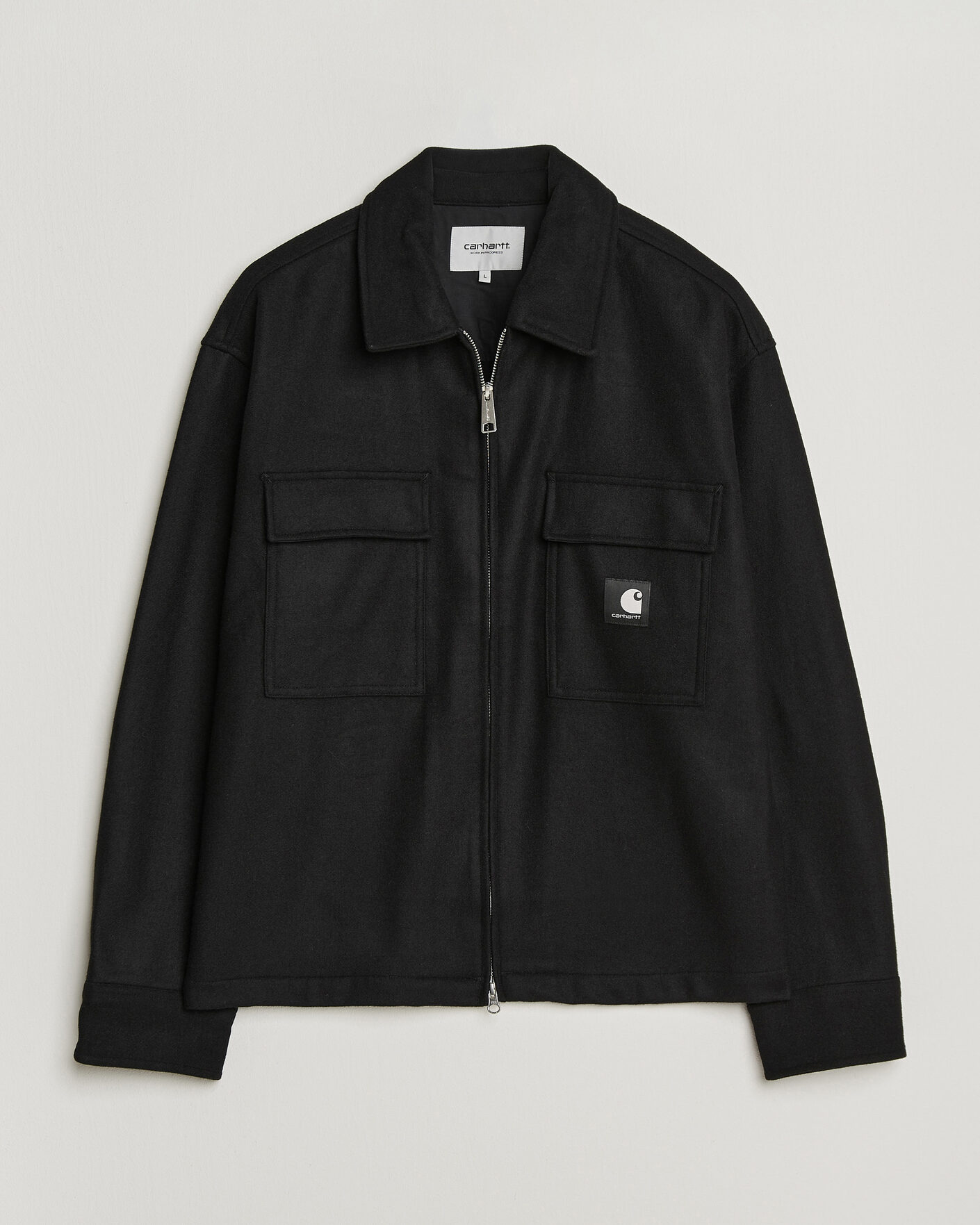 Herren | Hemden | Carhartt WIP | Atoka Wool Zip Shirt Jacket Black