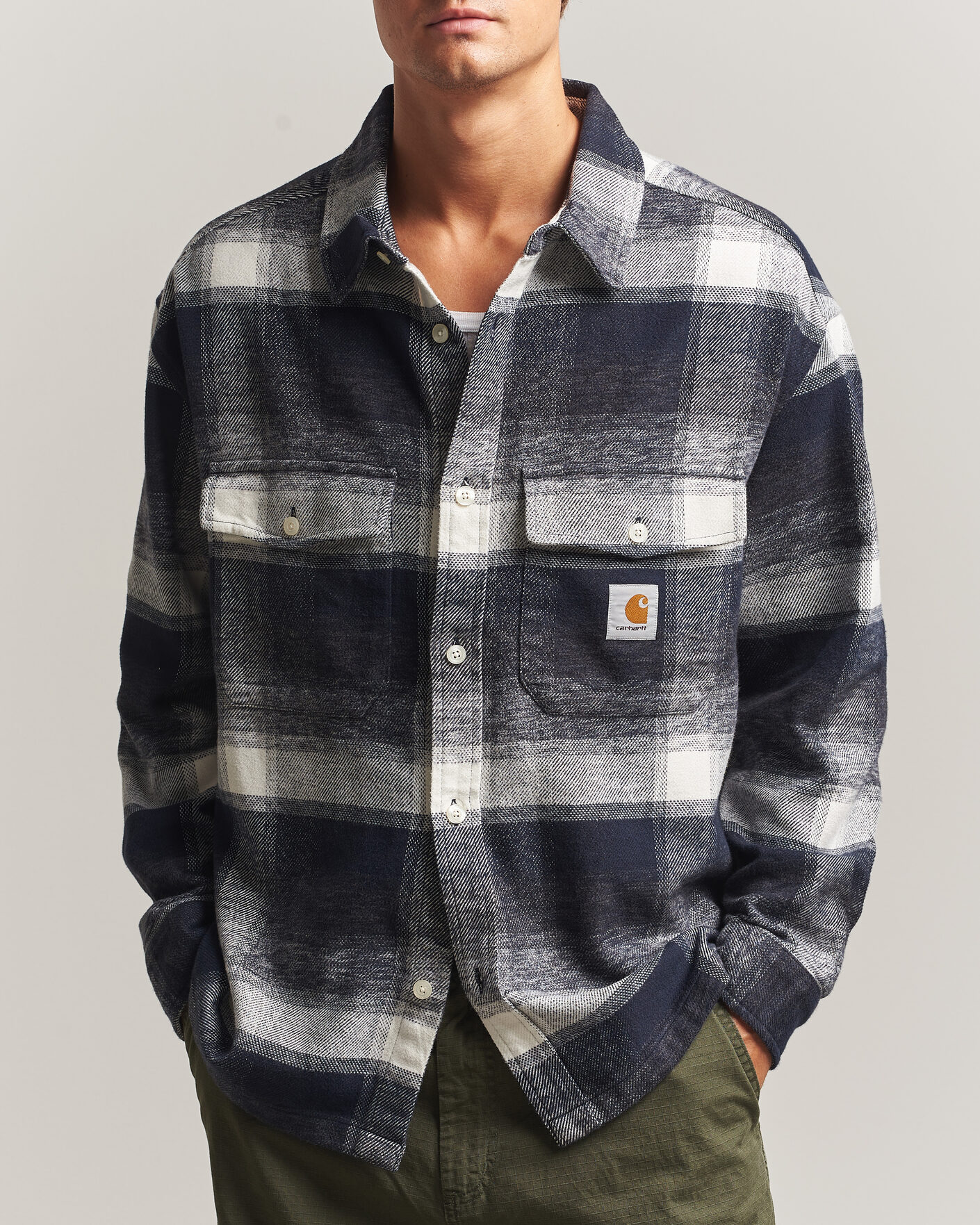 Herren | Hemden | Carhartt WIP | Esterson Checked Shirt Dark Navy
