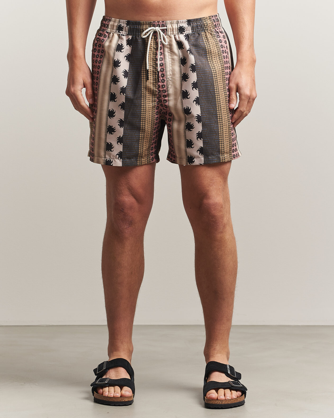 Herren | Badehosen | OAS | Granada Striped Swimshorts Multi