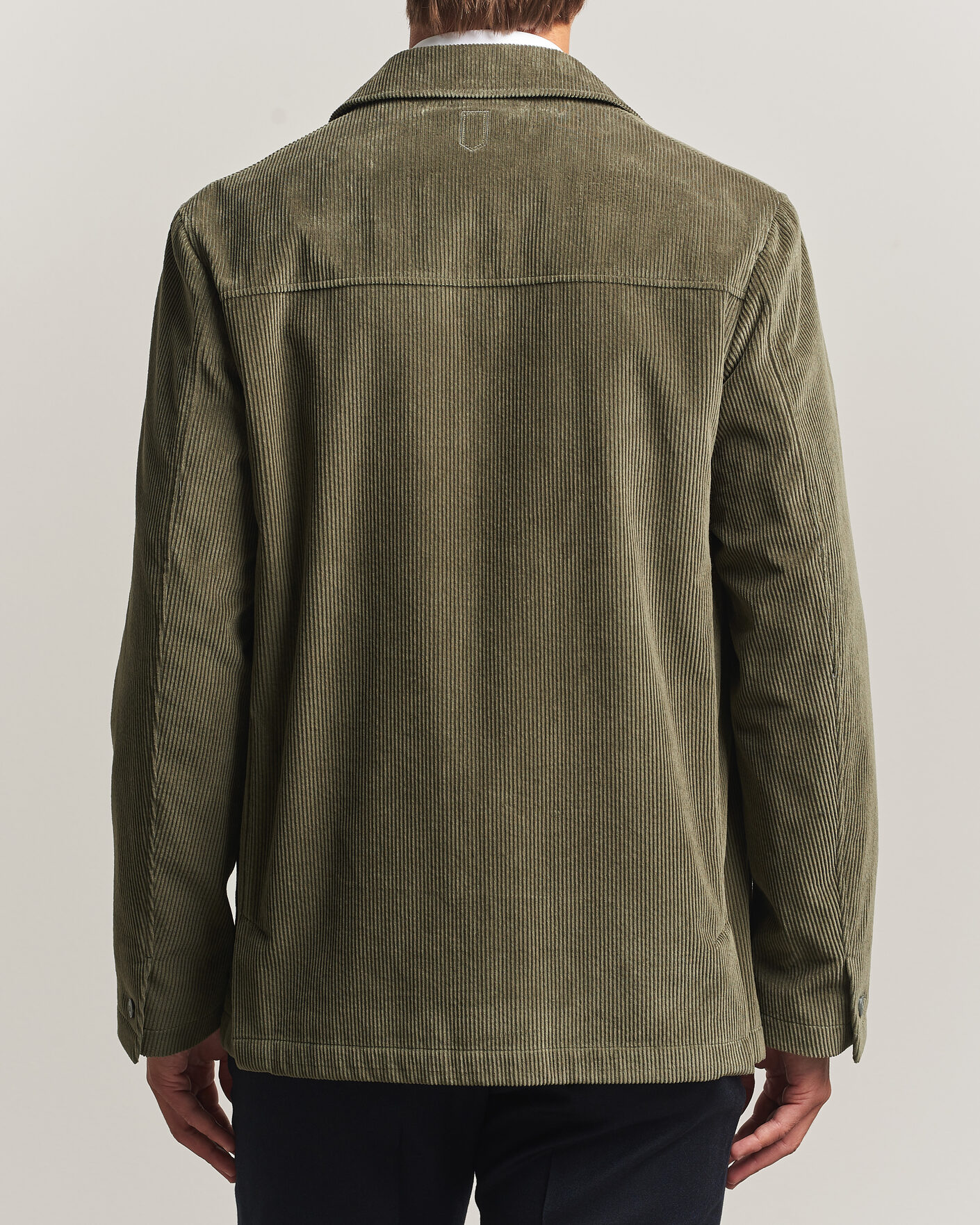 Herren | Jacken | Canali | Corduroy Chore Jacket Olive