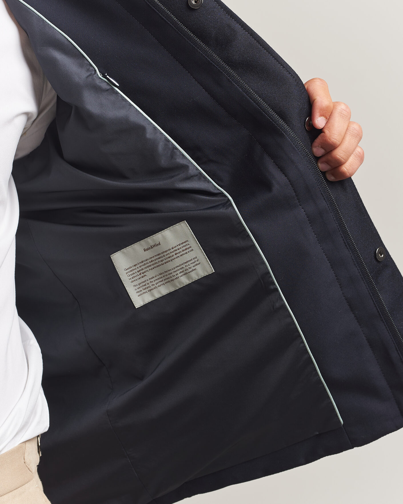 Herren | Jacken | Canali | Quilted Country Coat Navy