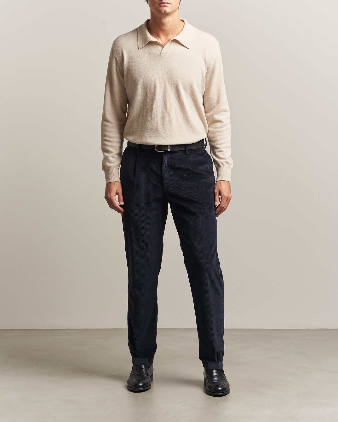 Herren | Hosen | Canali | Comfort Corduroy Pants Navy