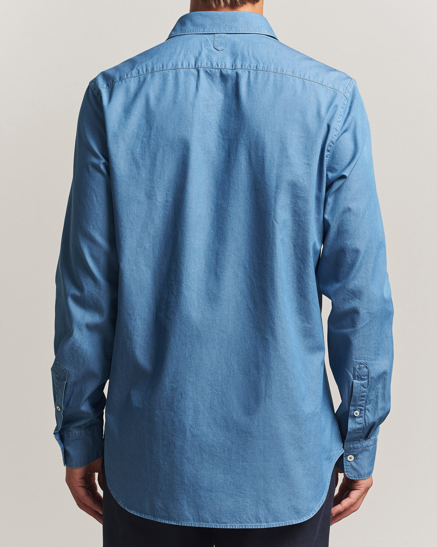 Herren | Hemden | Canali | Denim Shirt Stone Wash
