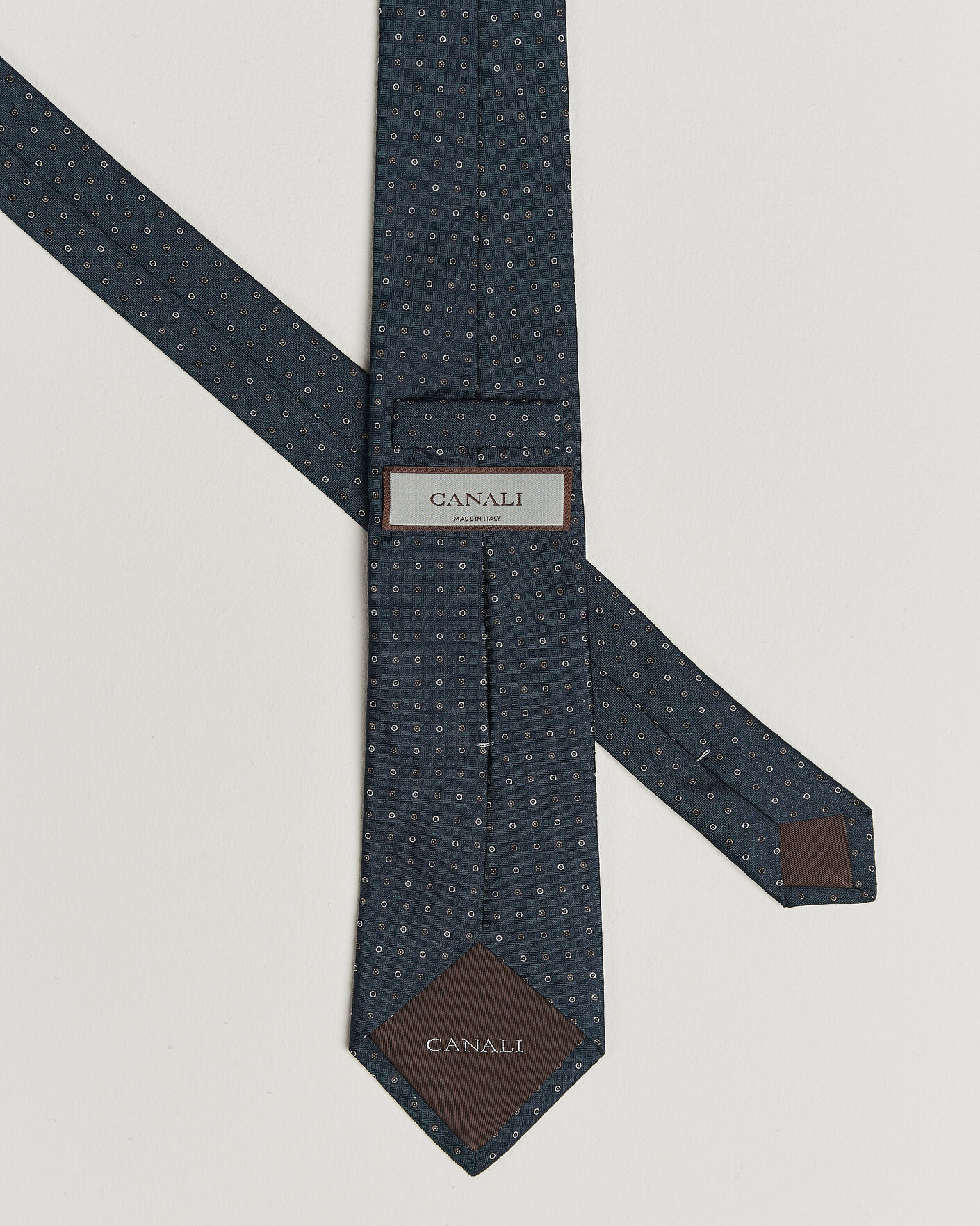 Herren | Krawatten | Canali | Jacquard Silk Tie Dark Green