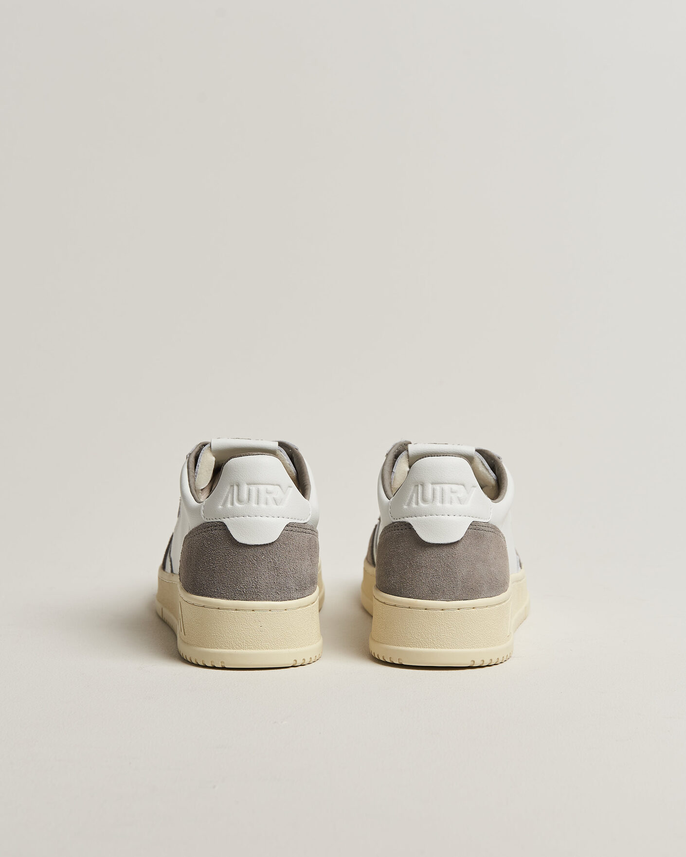 Herren | Sneaker | Autry | Medalist Low Soft Leather/Suede Sneaker White/Cemento
