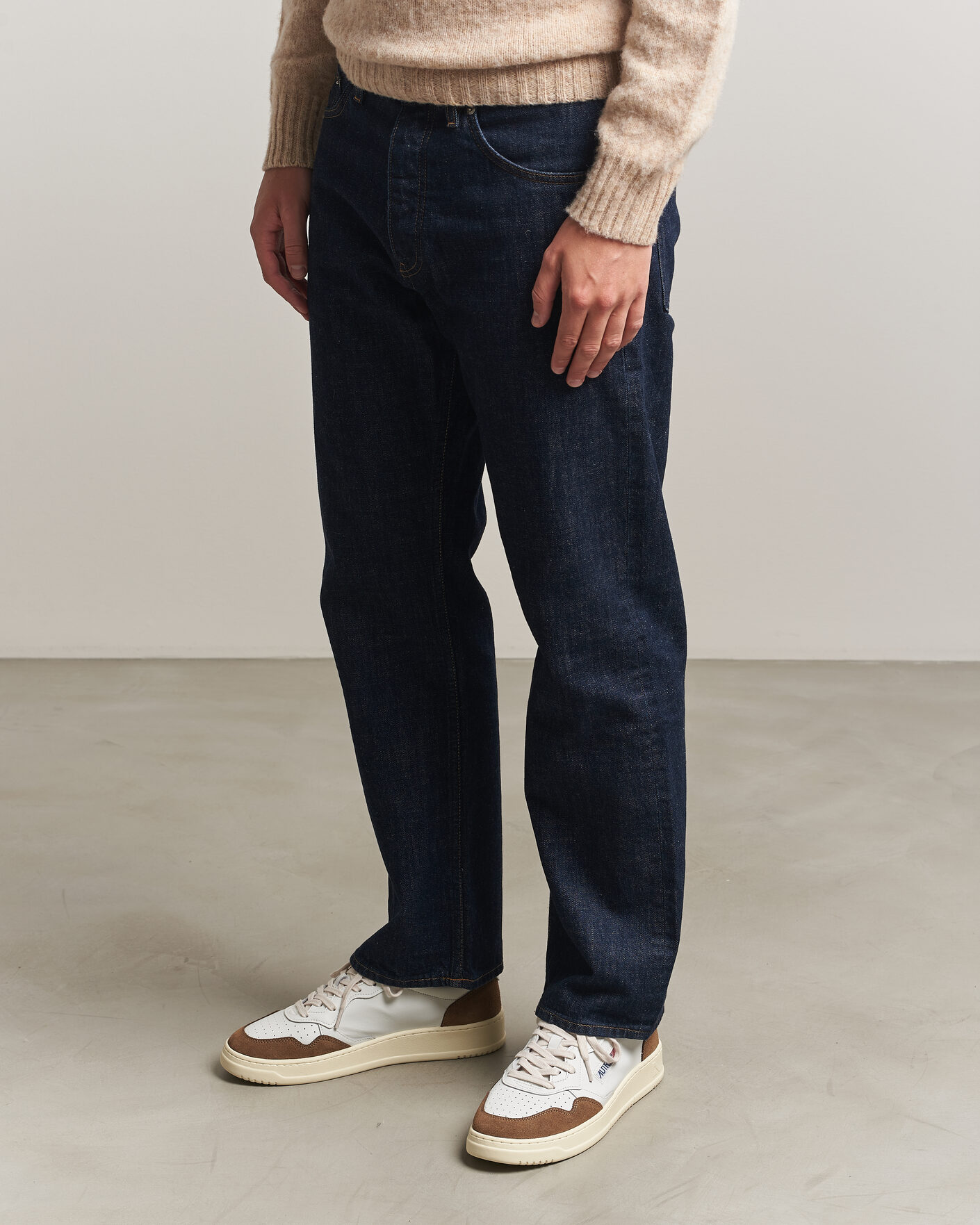 Herren | Sneaker | Autry | Medalist Low Soft Leather/Suede Sneaker White/Tabacco