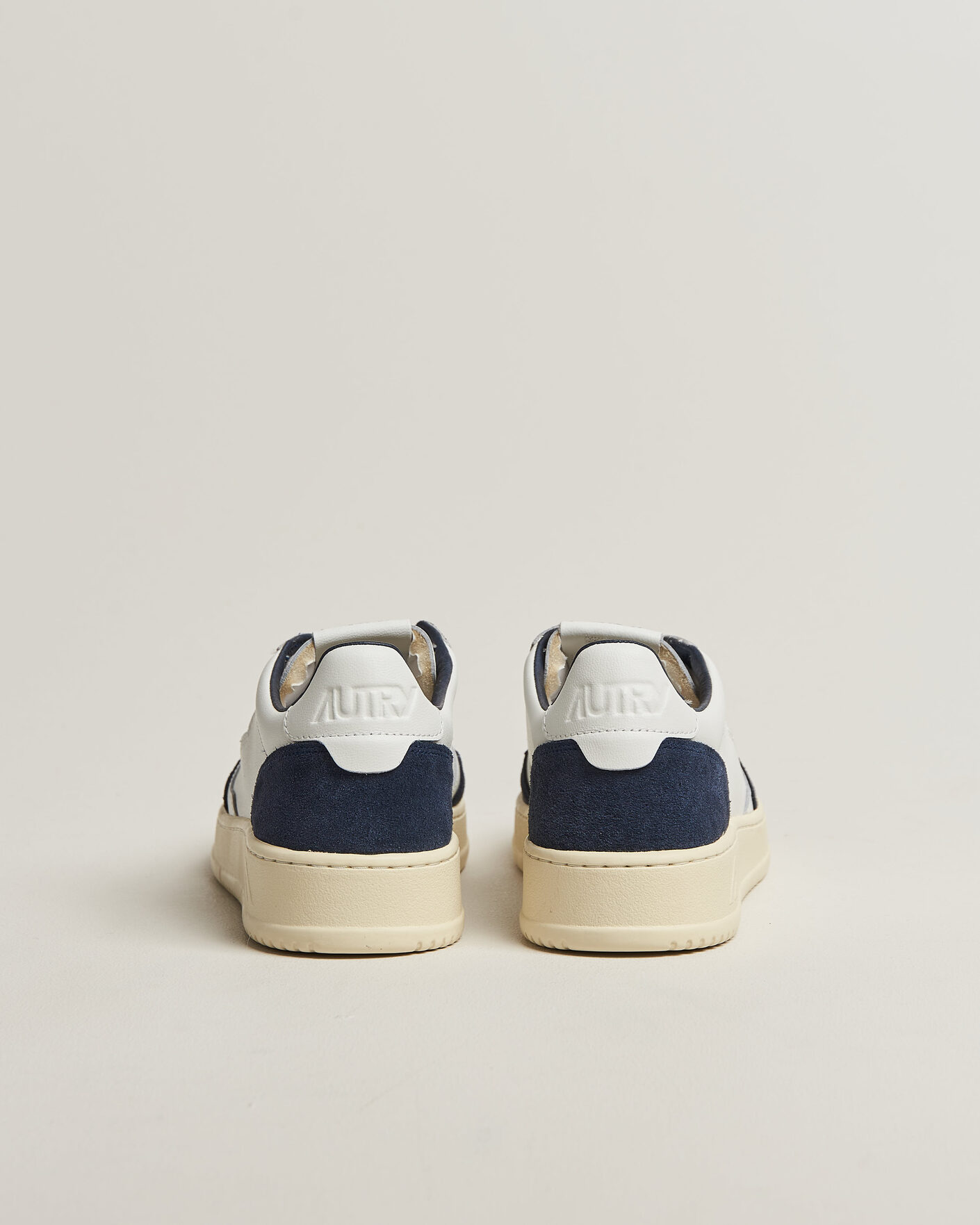 Herren | Sneaker | Autry | Medalist Low Soft Leather/Suede Sneaker White/Denim