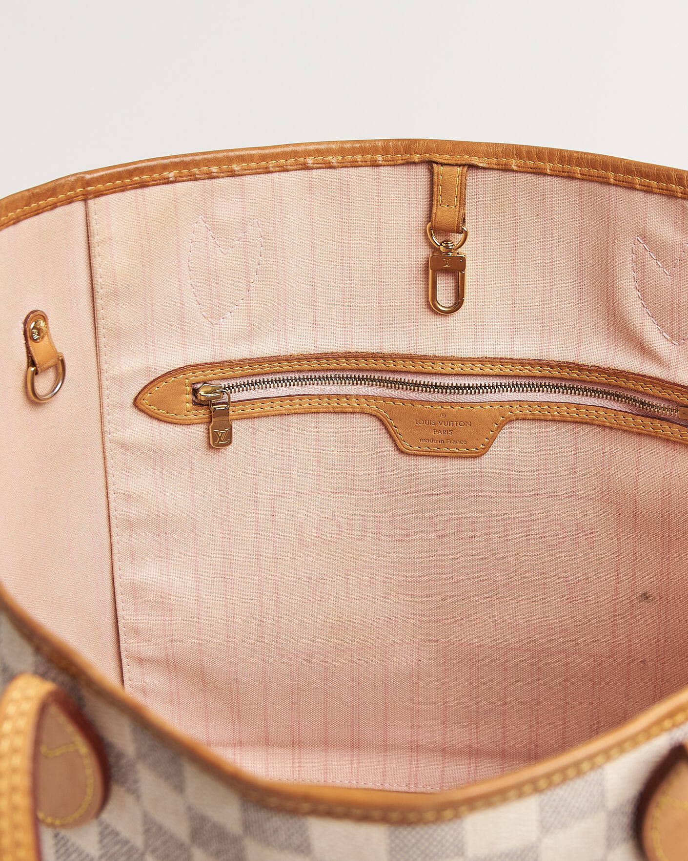 Herren | Pre-Owned & Vintage Bags | Louis Vuitton Pre-Owned | Neverfull MM Damier Azur