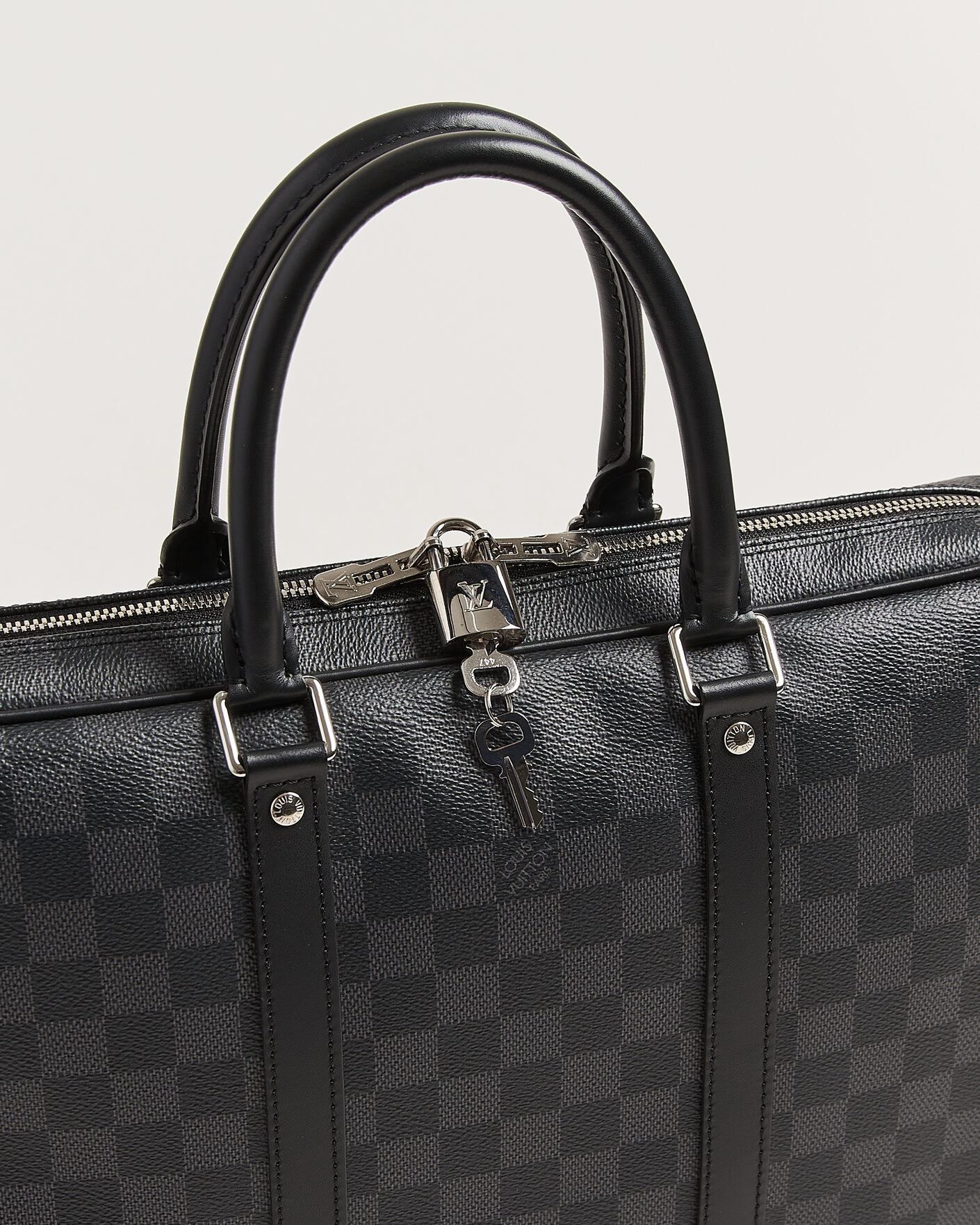 Herren | Pre-Owned & Vintage Bags | Louis Vuitton Pre-Owned | Porte Documents Damier Graphite