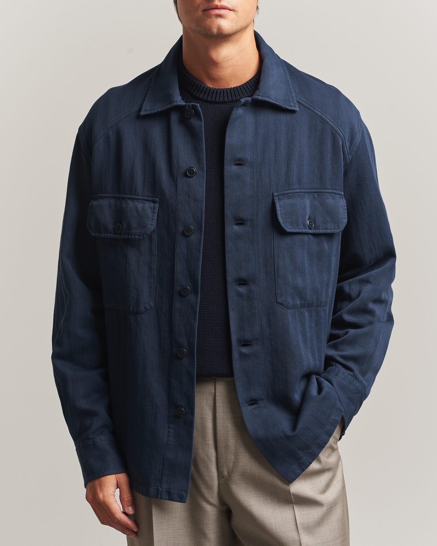 Herren | Hemden | Ralph Lauren Purple Label | Long Sleeve Shirt Racing Navy