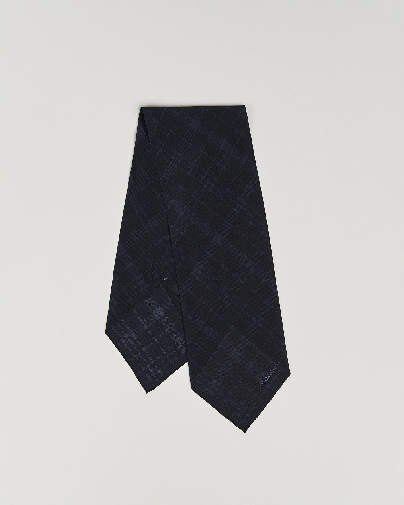 Herren | Tücher | Ralph Lauren Purple Label | Silk Neckerchief Navy Plaid