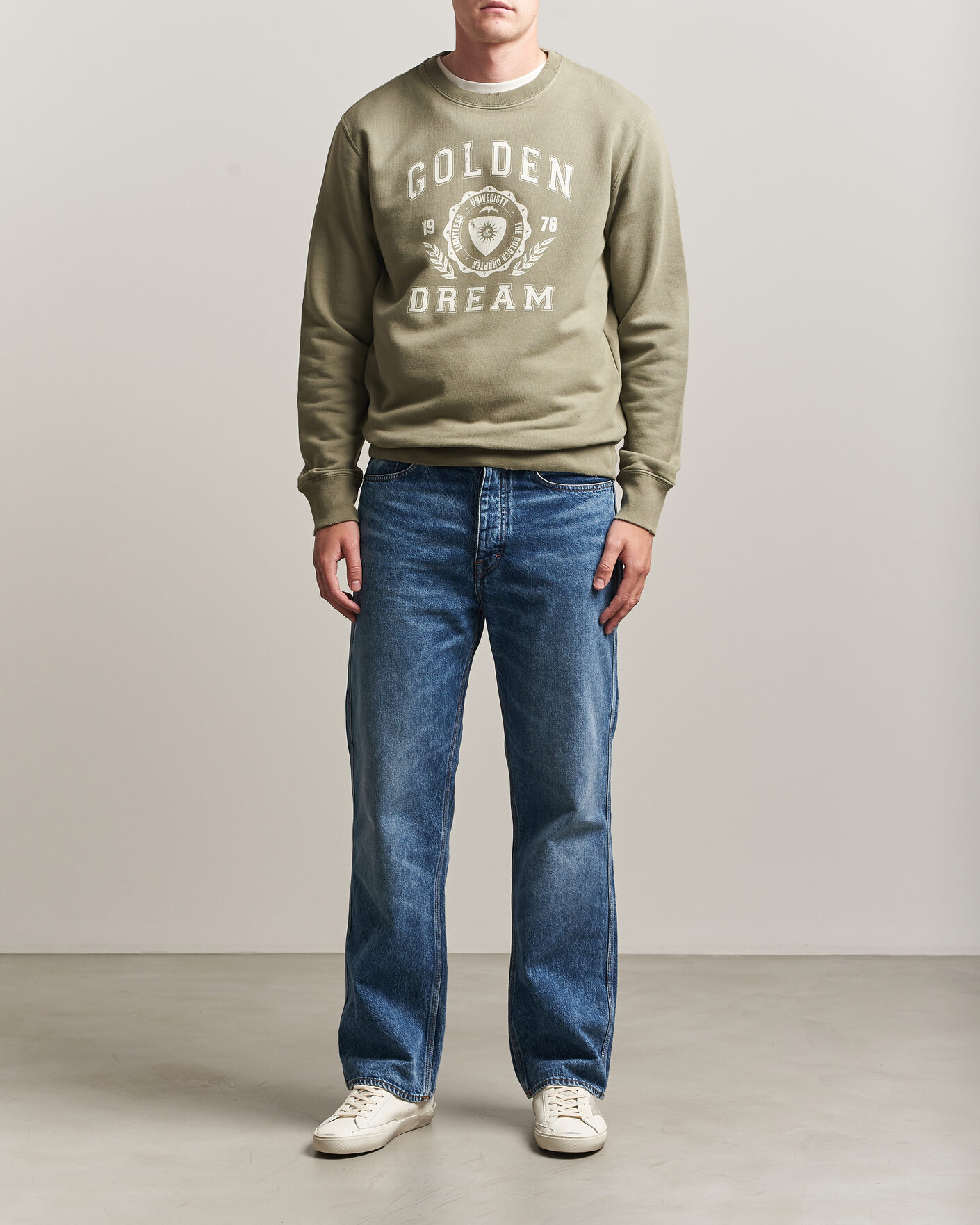 Herren | Pullover | Golden Goose | Garment Dyed Sweatshirt Vintage Kalamata