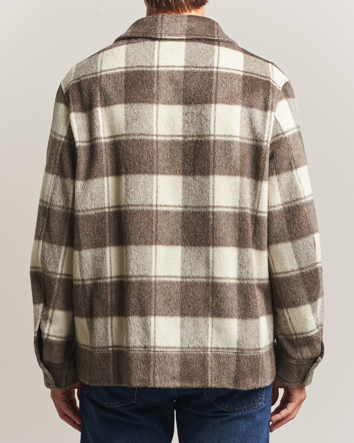 Herren | Jacken | Golden Goose | Wool/Mohair Work Jacket Brown/White