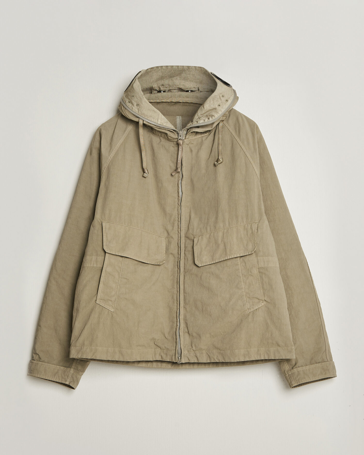 Herren | Jacken | C.P. Company | Heavy Nylon Twill Down Padded Jacket Light Grey