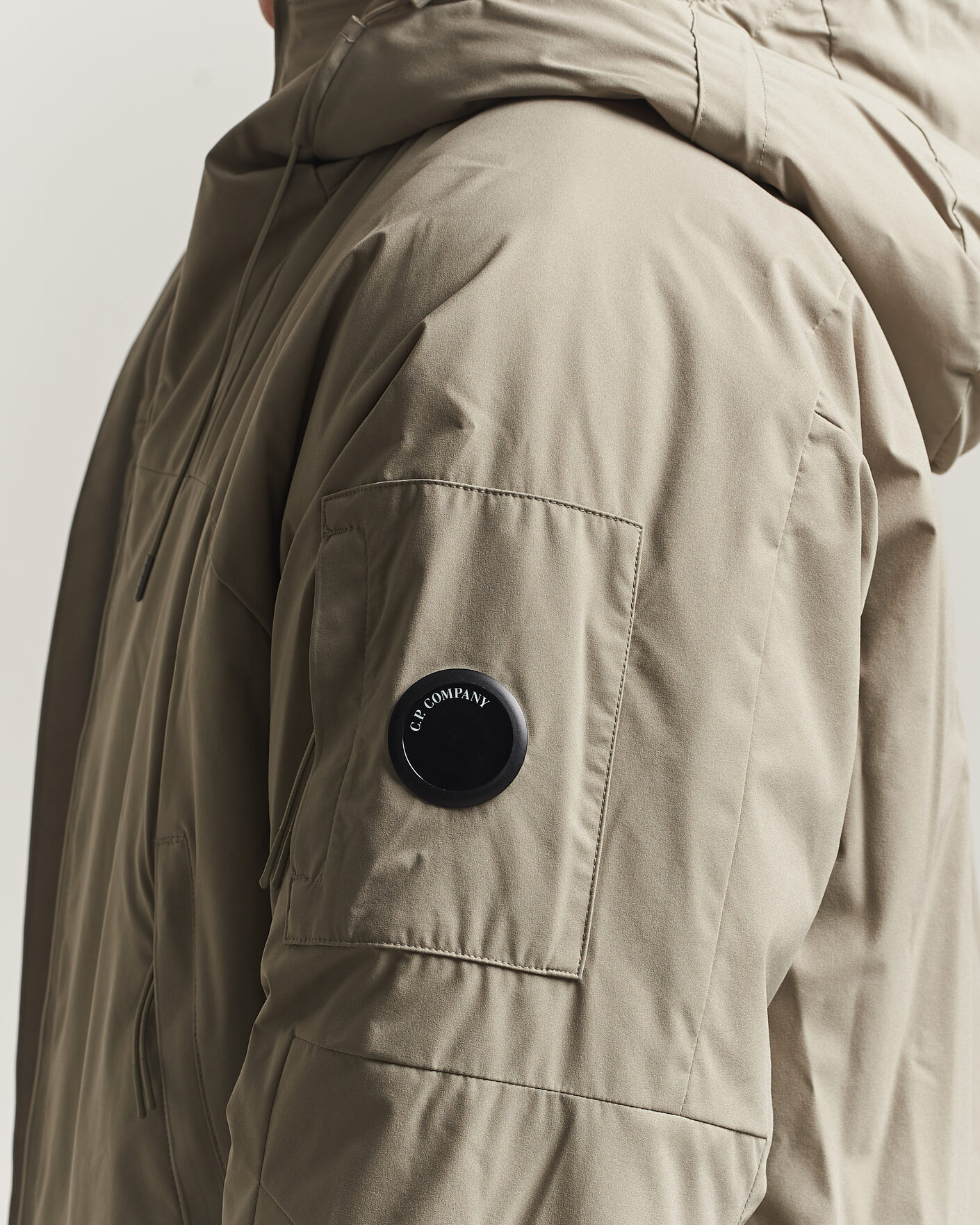Herren | Jacken | C.P. Company | Pro-Tek Lightweight Padded Hood Jacket Light Grey