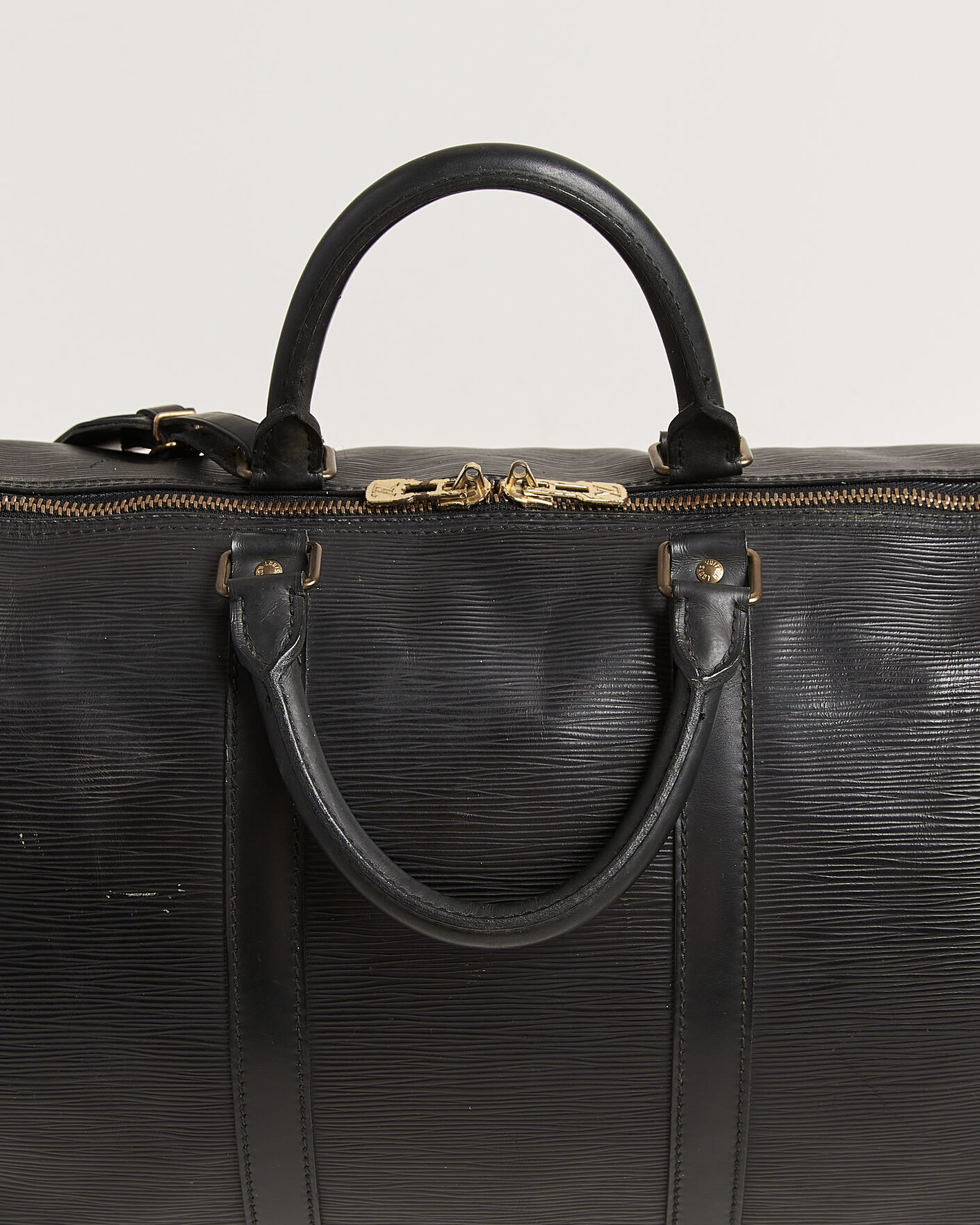 Herren | Pre-Owned & Vintage Bags | Louis Vuitton Pre-Owned | Keepall 50 Epi Leather Black