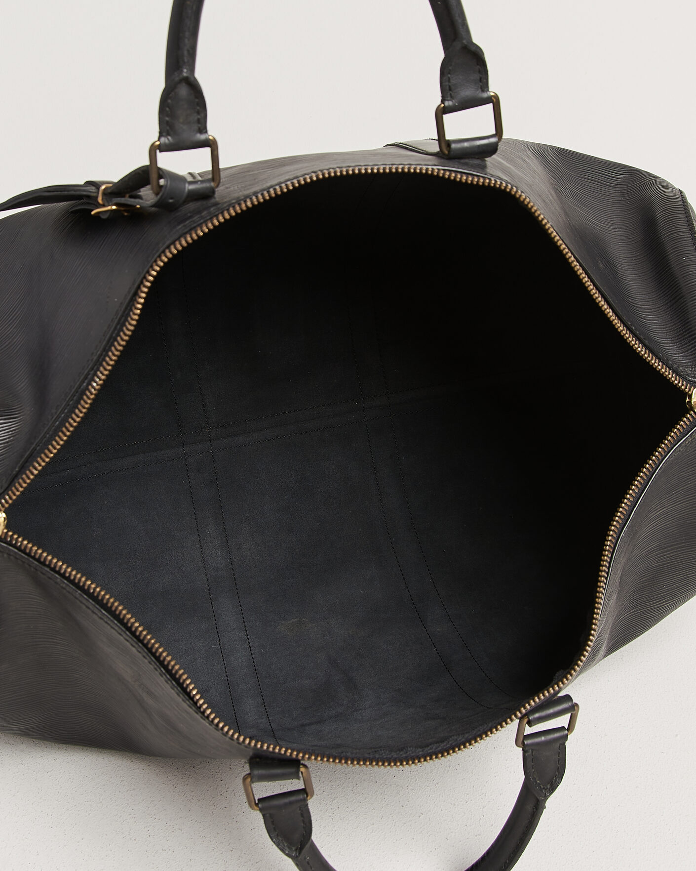 Herren | Pre-Owned & Vintage Bags | Louis Vuitton Pre-Owned | Keepall 50 Epi Leather Black