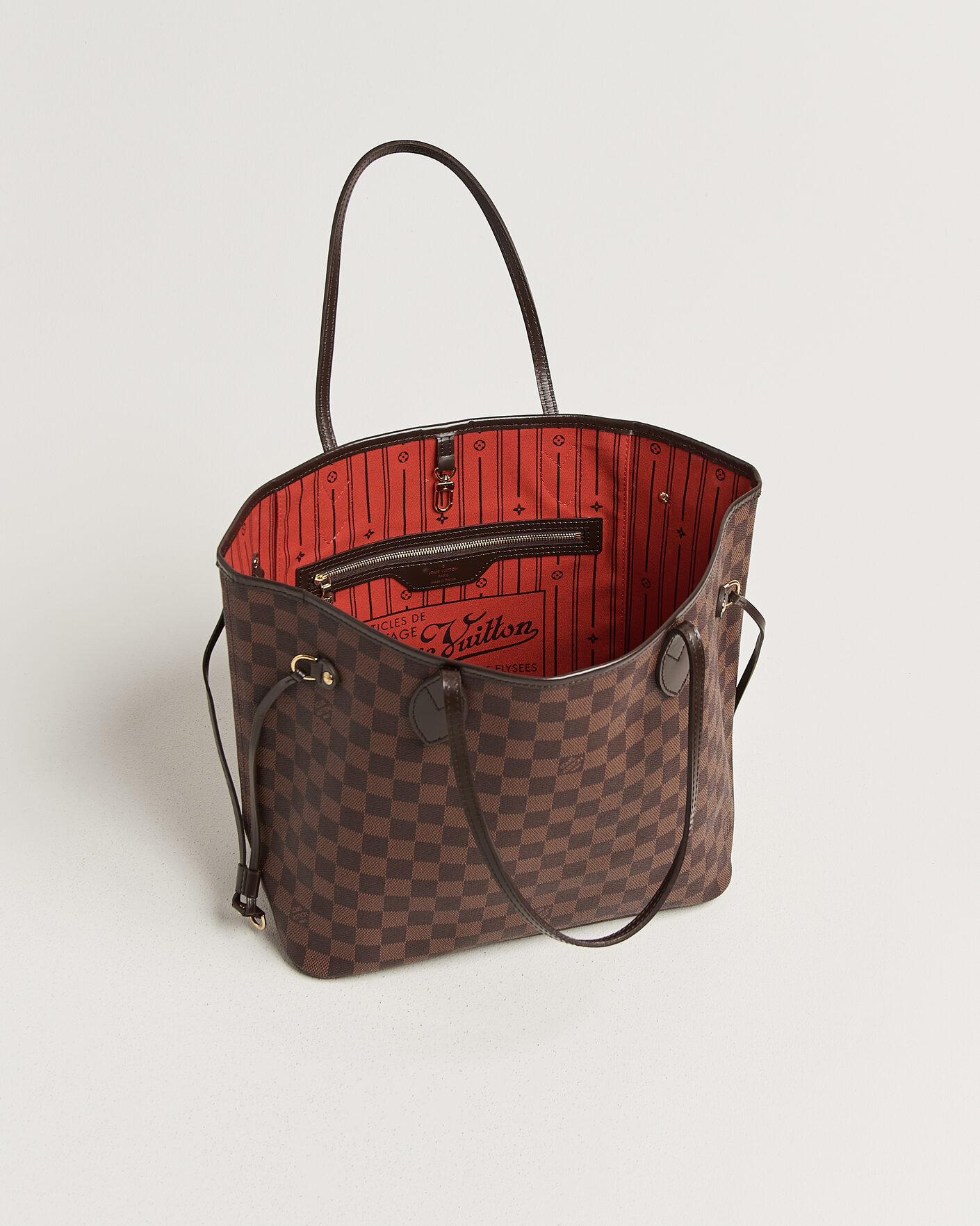 Herren | Pre-Owned & Vintage Bags | Louis Vuitton Pre-Owned | Neverfull MM Damier Ebene