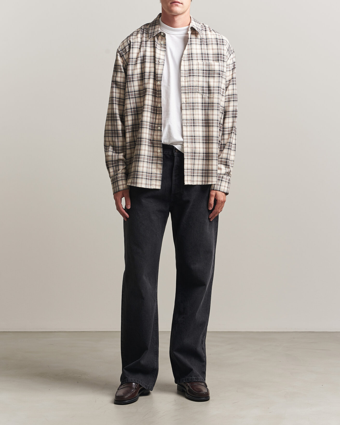 Herren | Hemden | Jeanerica | Byron Checked Flannel Shirt Brown
