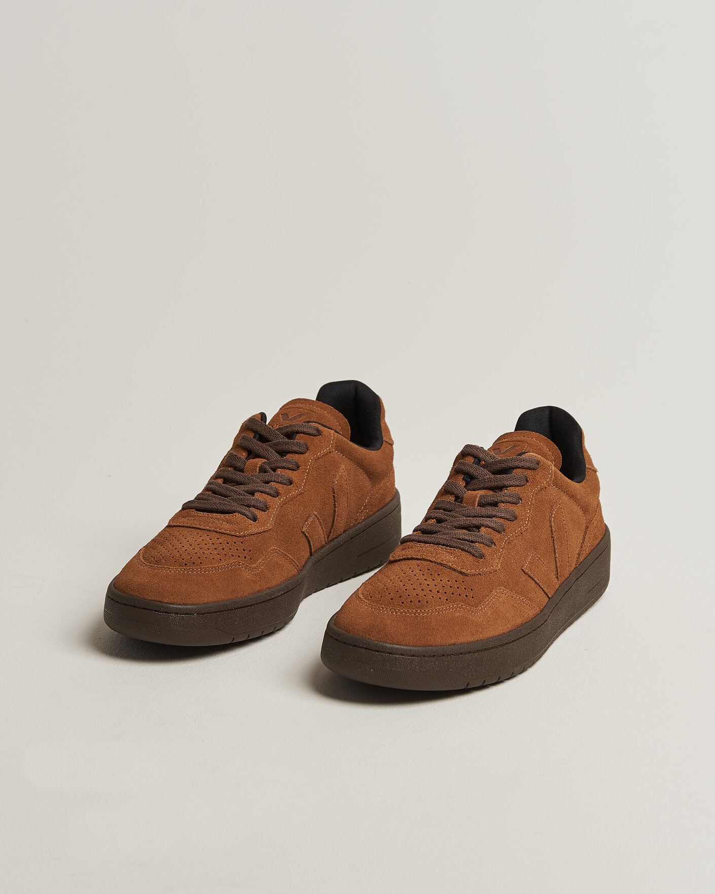 Herren | Sneaker | Veja | V-90 Suede Sneaker Full Cognac/Eagle