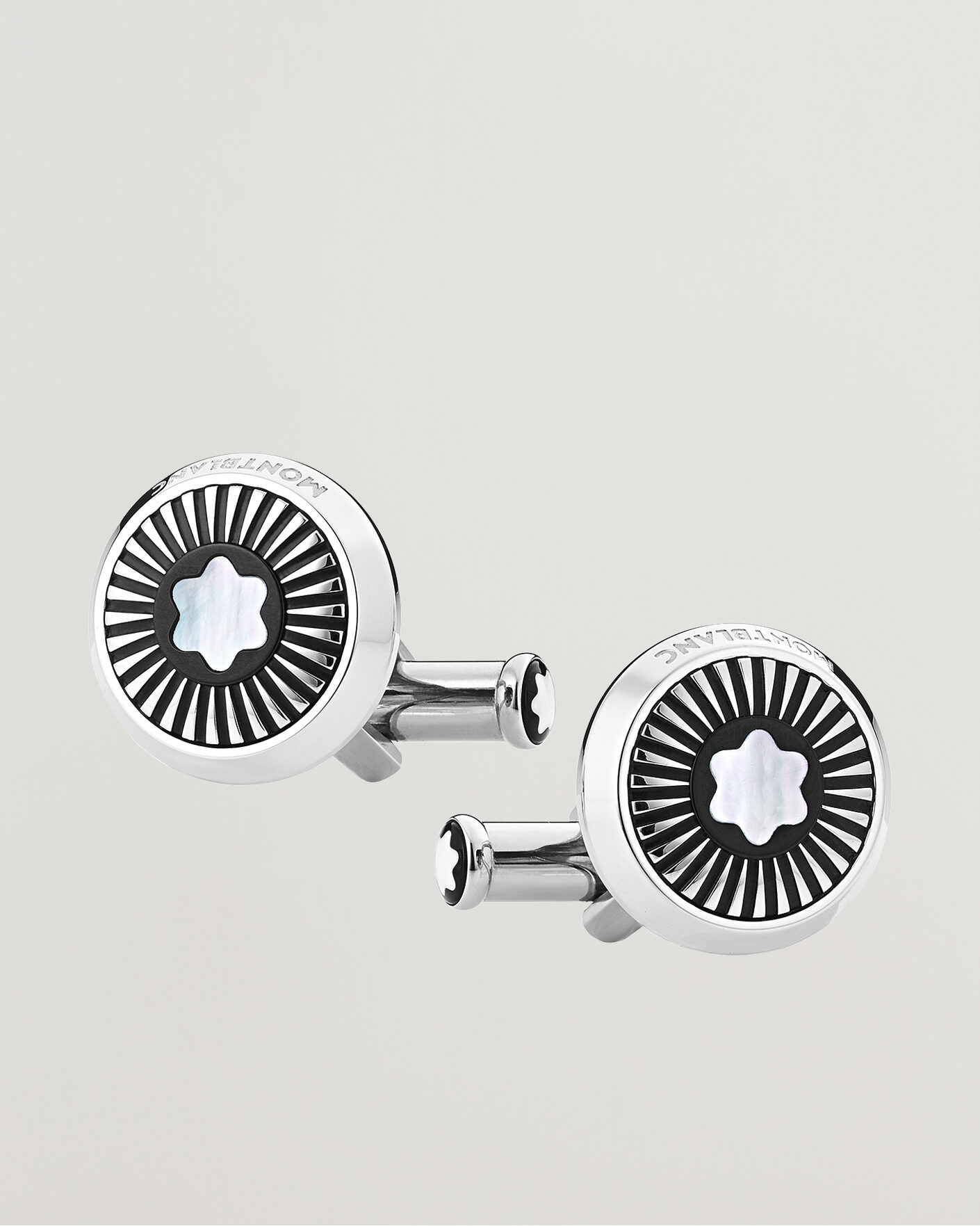 Herren | Neu im Onlineshop | Montblanc | Ray Pattern Mother-of-Pearl Snowcap Cufflinks