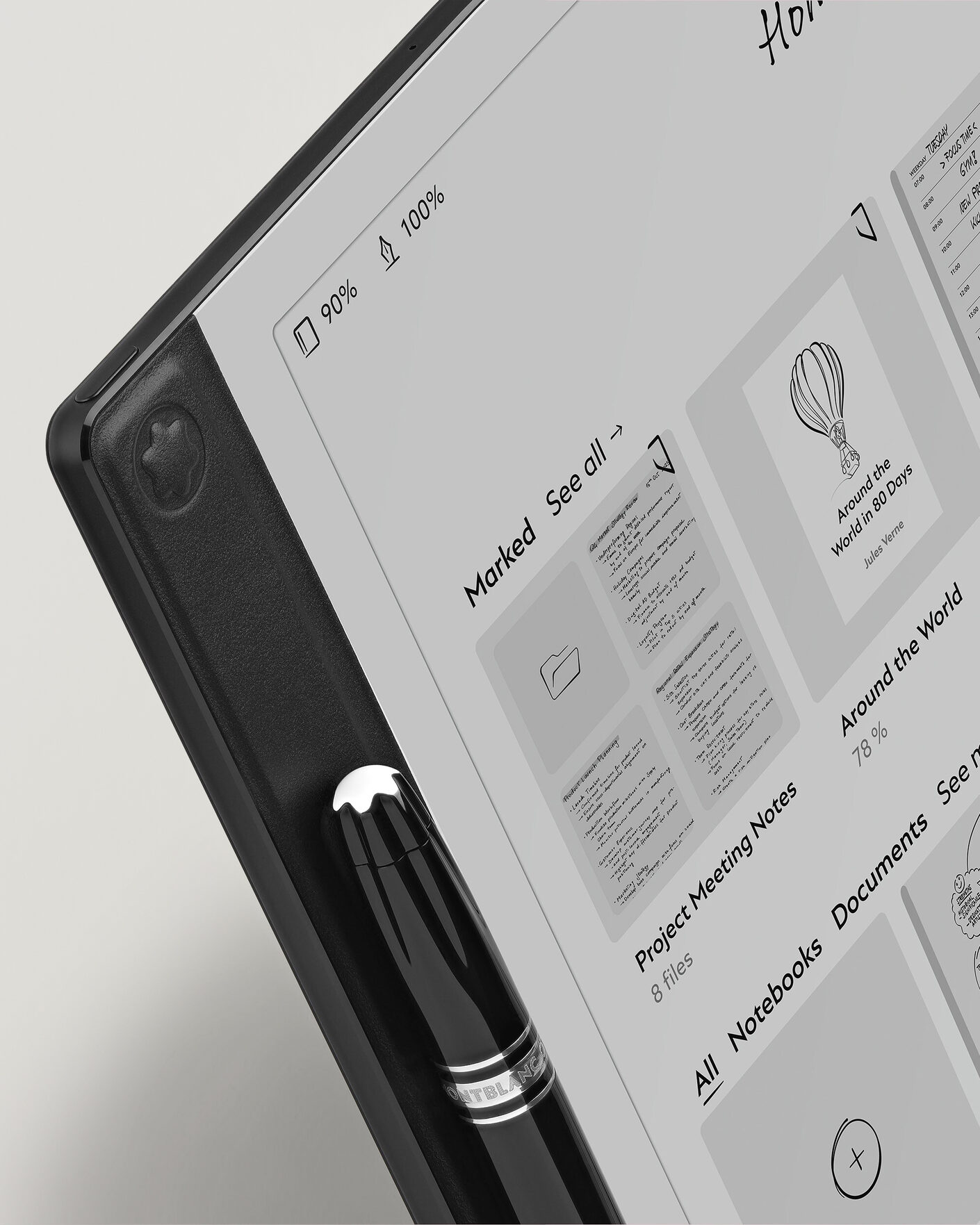 Herren | Notizbücher | Montblanc | Digital Paper Mystery Black 