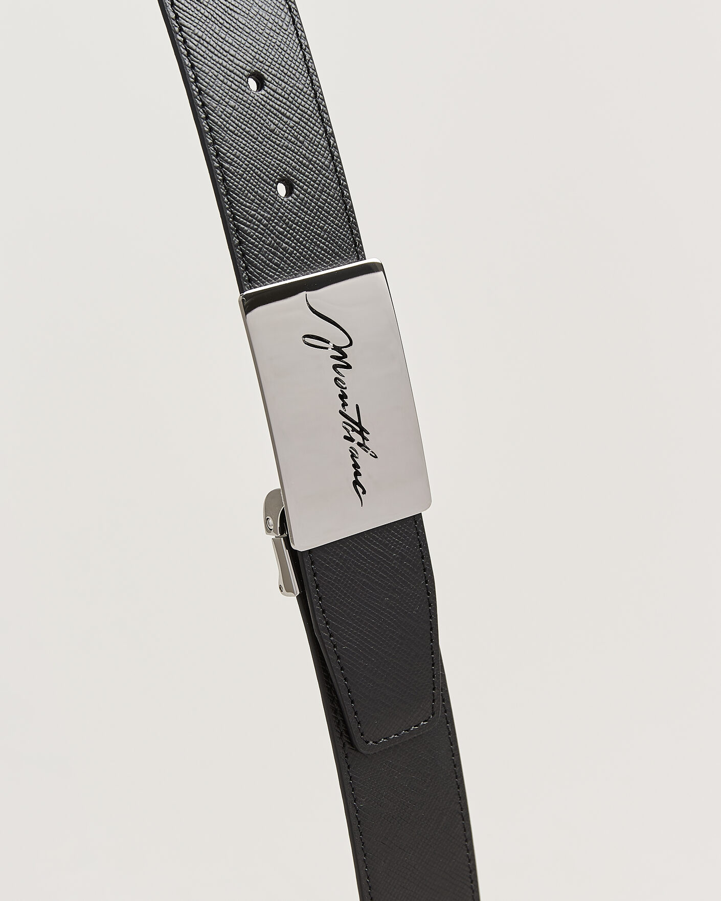 Herren | Gürtel | Montblanc | 35mm Reversible Sartorial/Calf Logo Belt Black