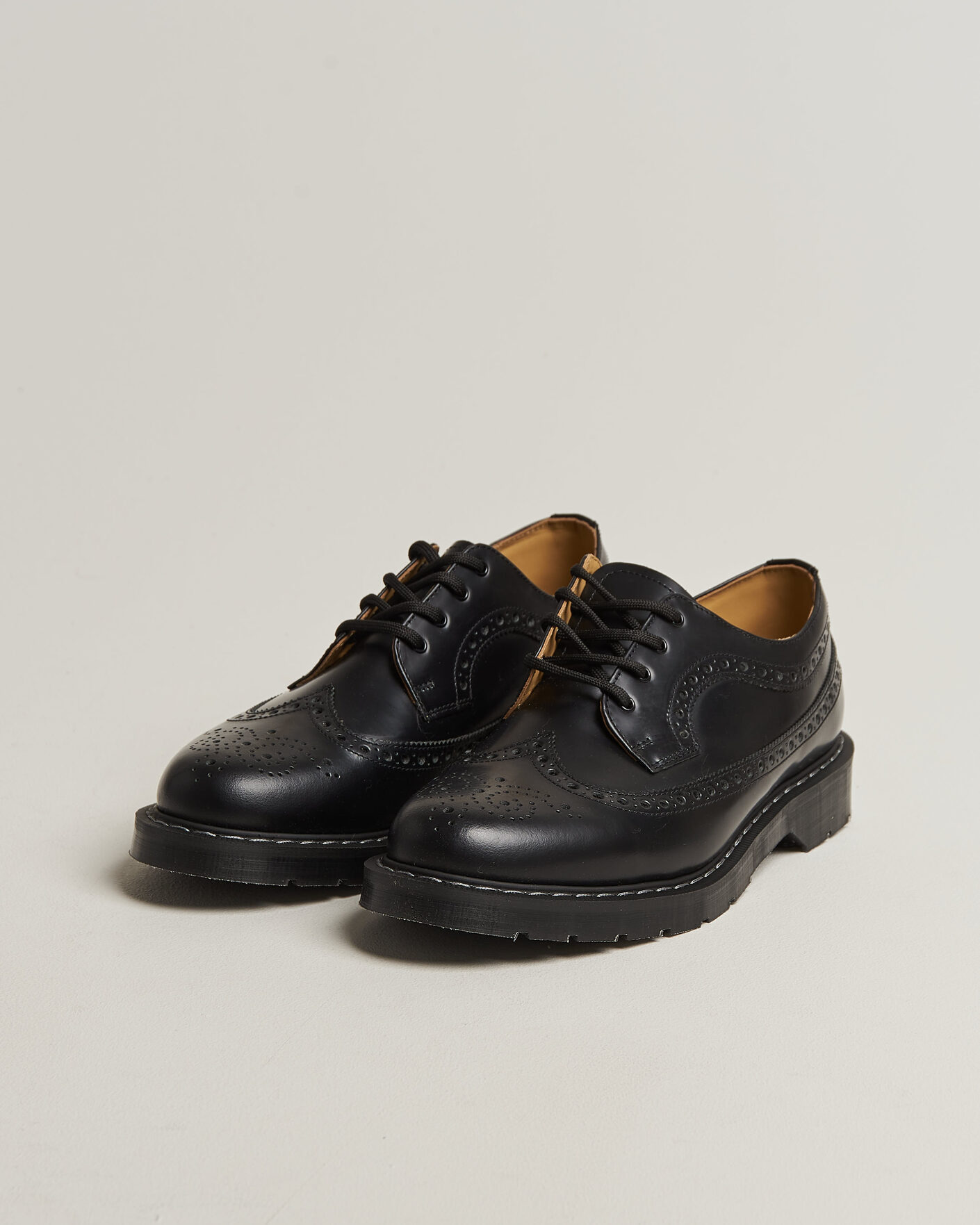 Herren | Brogue | Solovair | American Brogue Shoe Black Shine