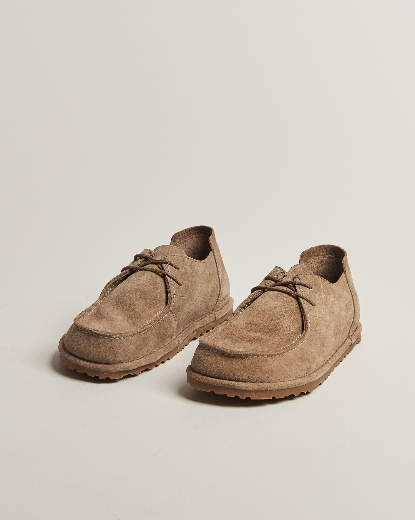 Herren | Loafer | BIRKENSTOCK | Utti Lace Loafer Gray Taupe Suede