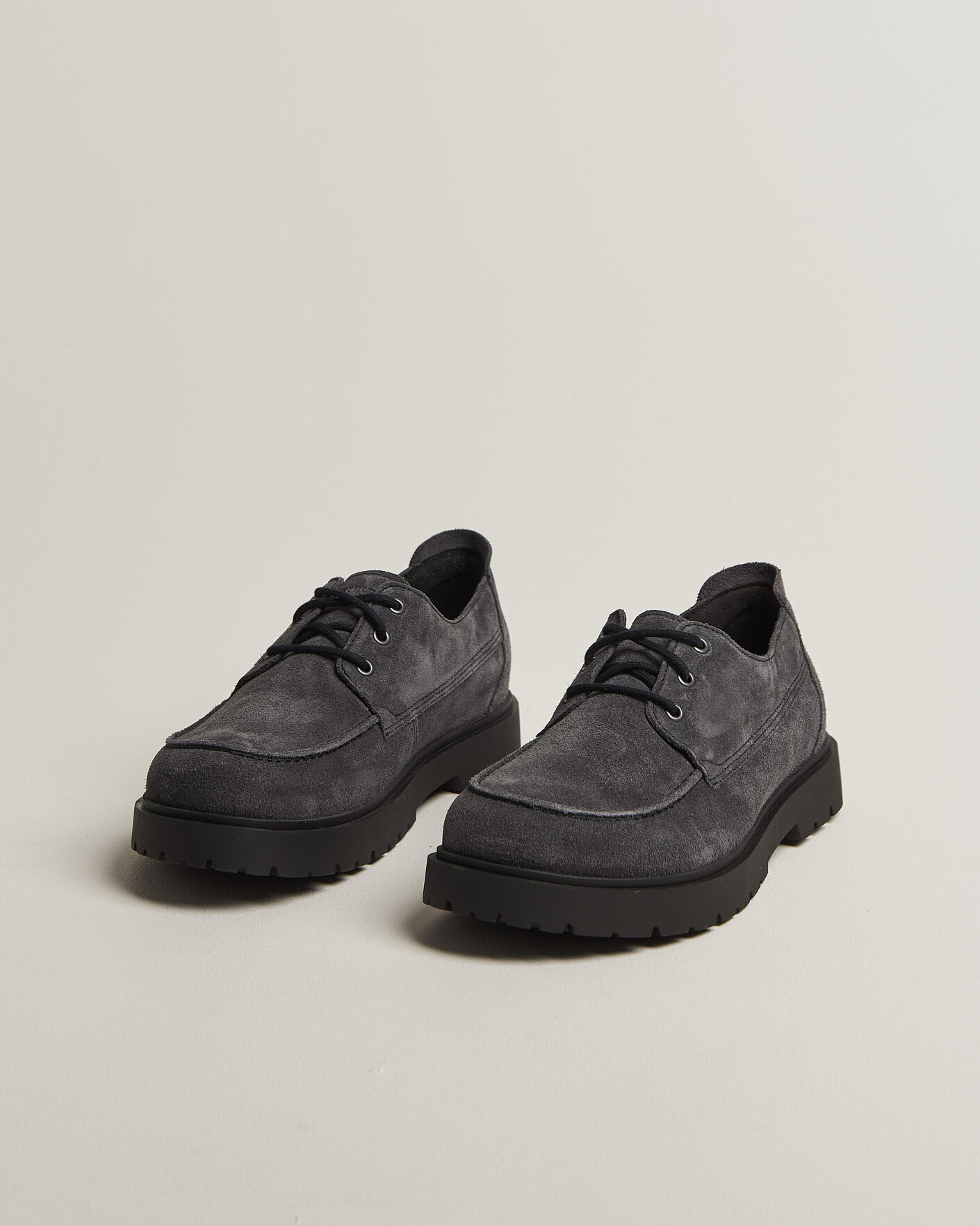 Herren | Derby | BIRKENSTOCK | Highwood Moc Lace Charcoal Suede