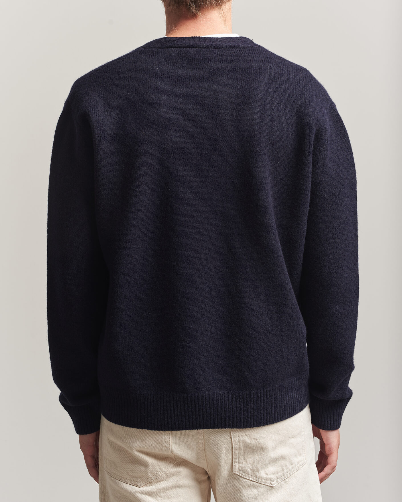 Herren | Pullover | A.P.C. | Kevin Wool Knitted Cardigan Dark Navy
