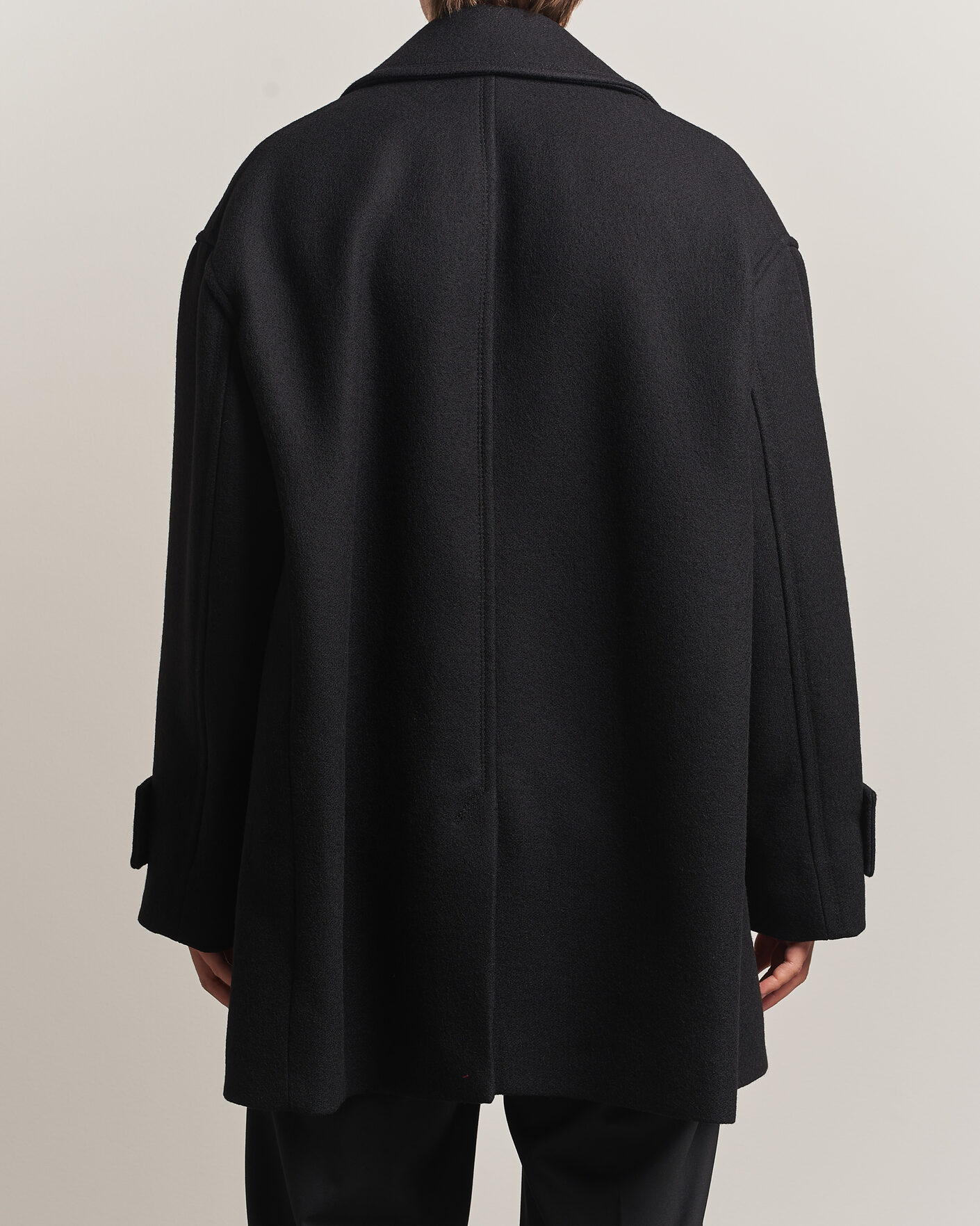 Herren | Jacken | AMI | Wool Peacoat Black