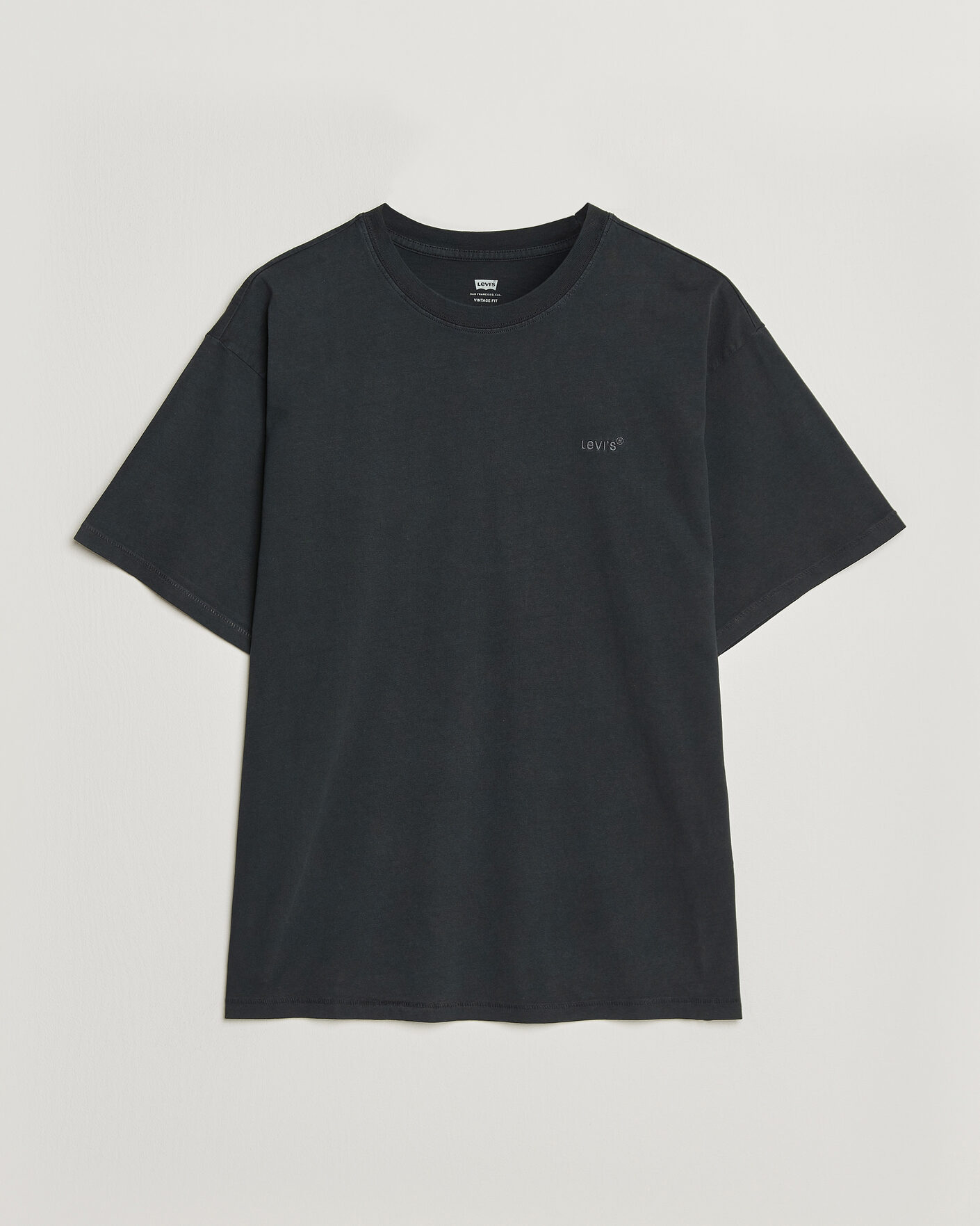 Herren | T-Shirts | Levi's | Red Tab Vintage T-Shirt Weathered Finish Jet Black