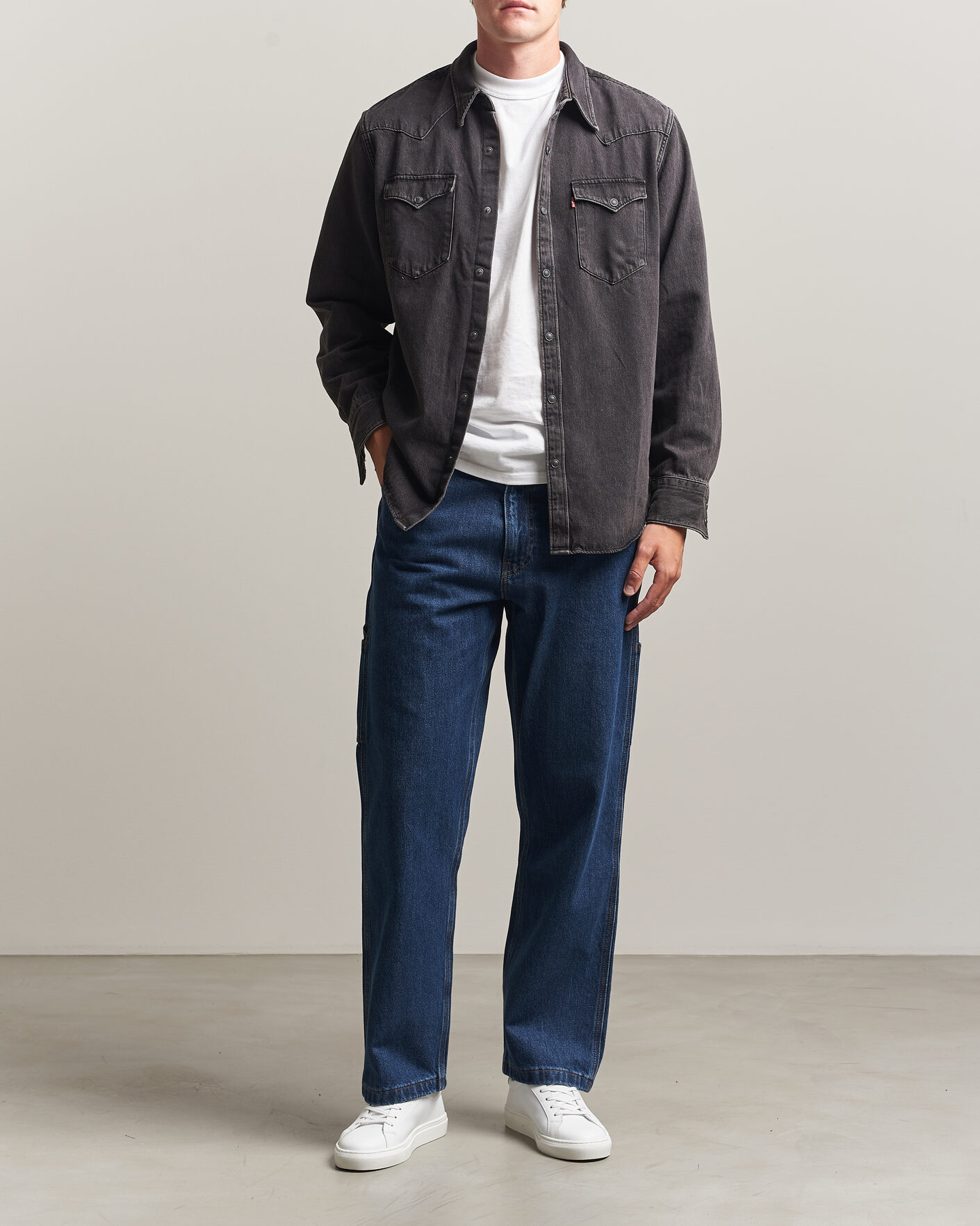 Herren | Hemden | Levi's | Barstow Western Standard Shirt Thermodapt Black