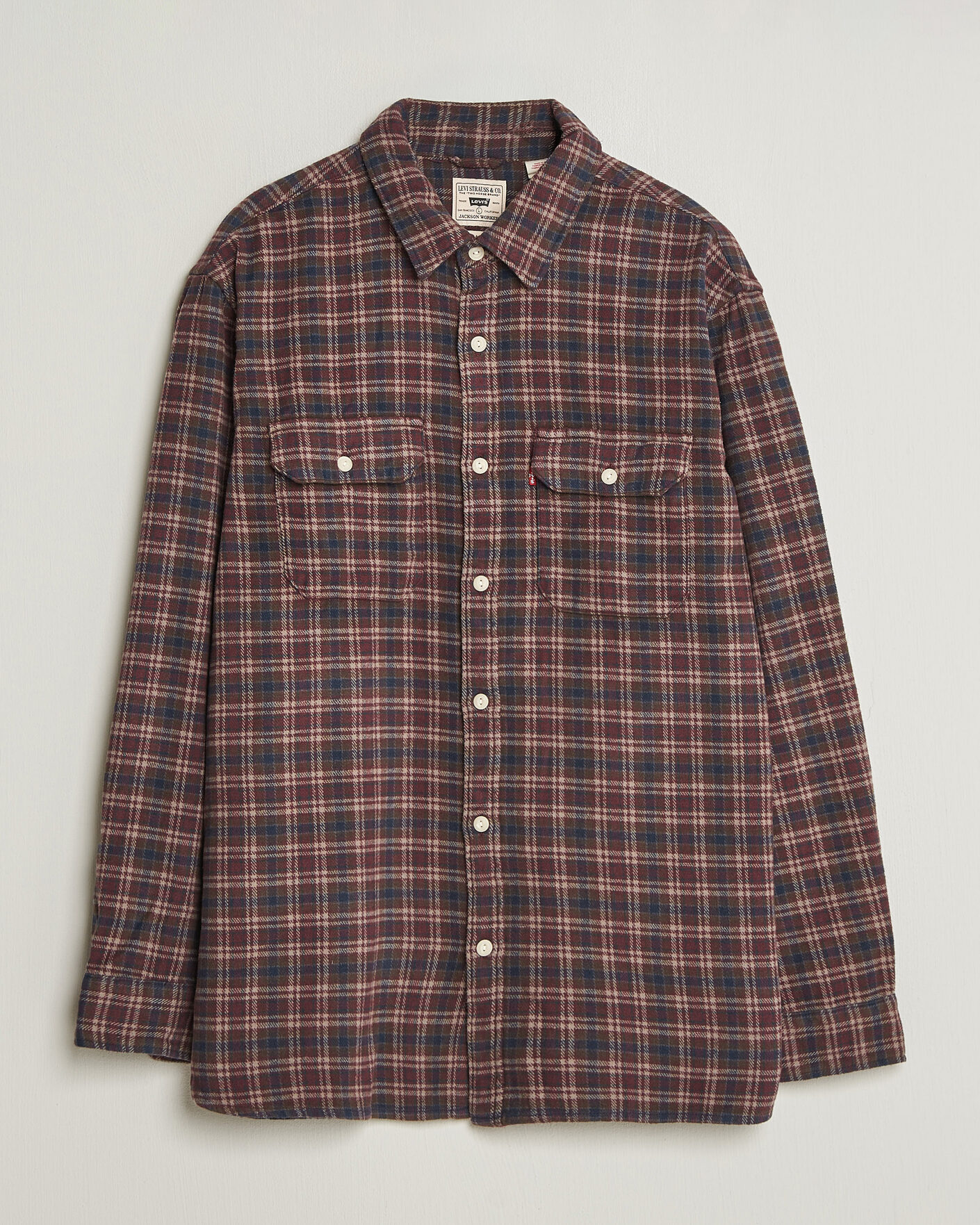 Herren | Hemden | Levi's | Jackson Worker Shirt Vineyard Wine