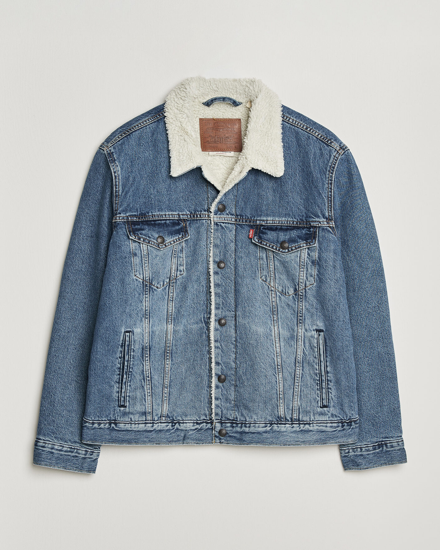 Herren | Jacken | Levi's | Type 3 Sherpa Trucker Washed Away