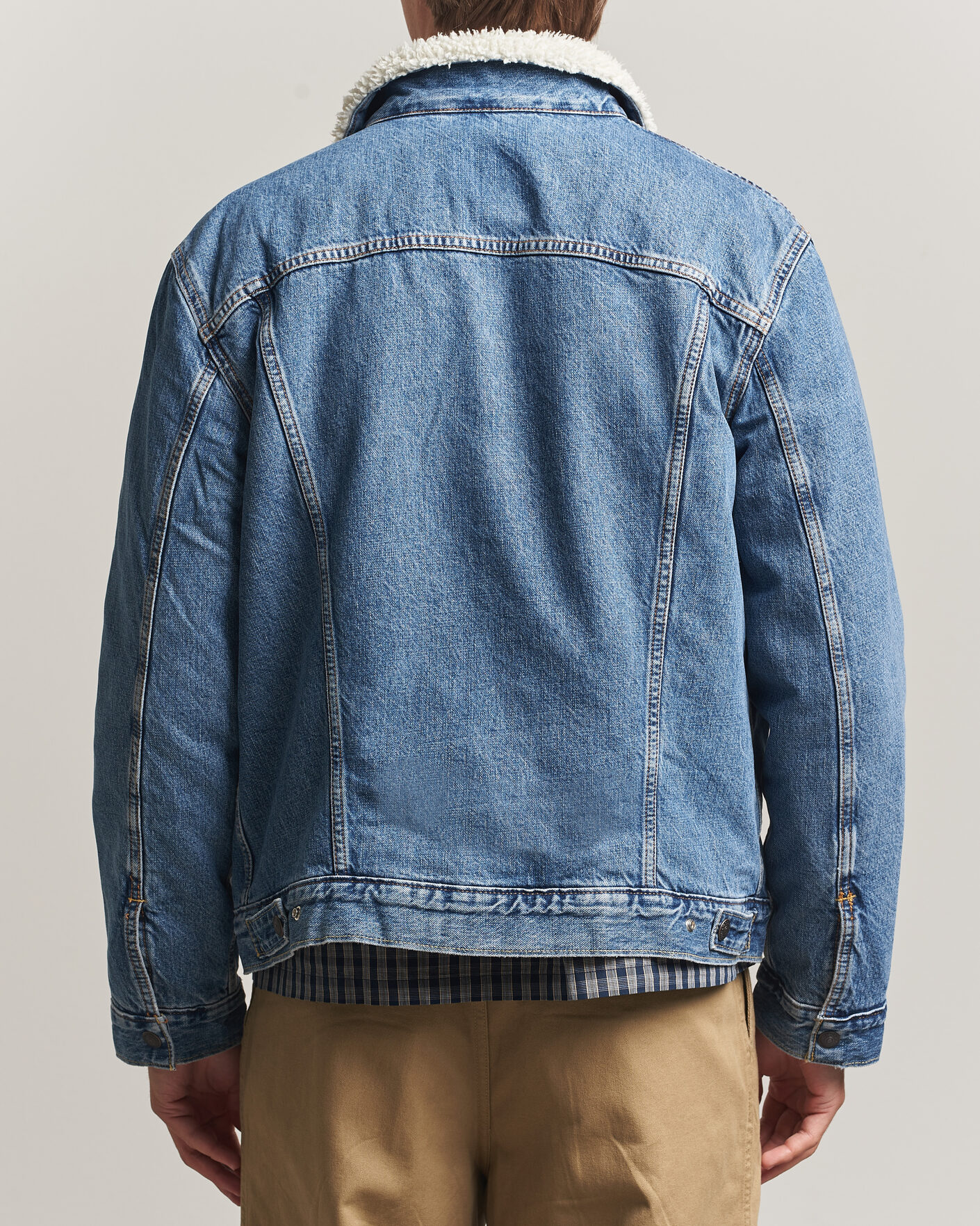 Herren | Jacken | Levi's | Type 3 Sherpa Trucker Washed Away