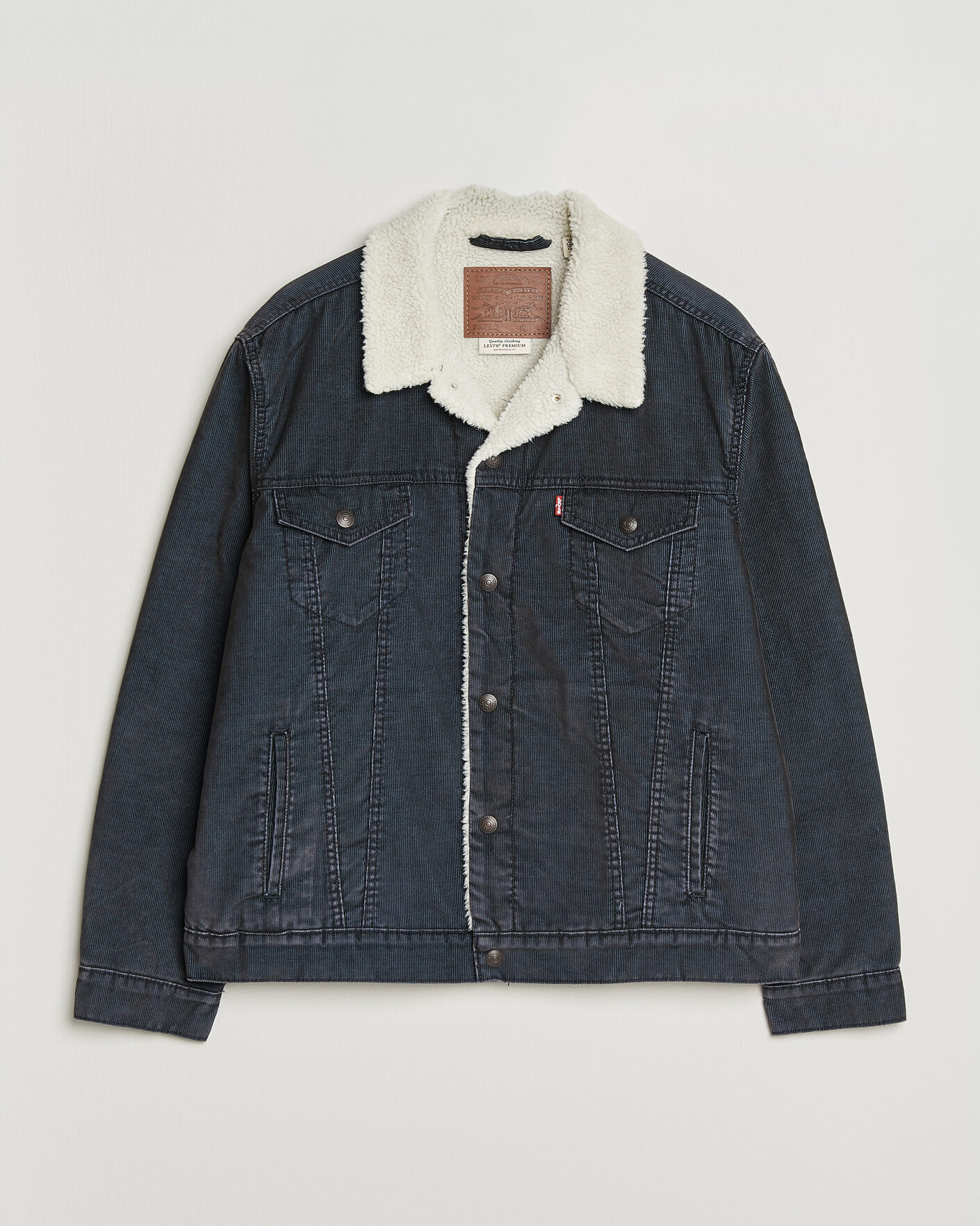 Herren | Jacken | Levi's | Type 3 Sherpa Trucker Worn-In Delft Steelhead