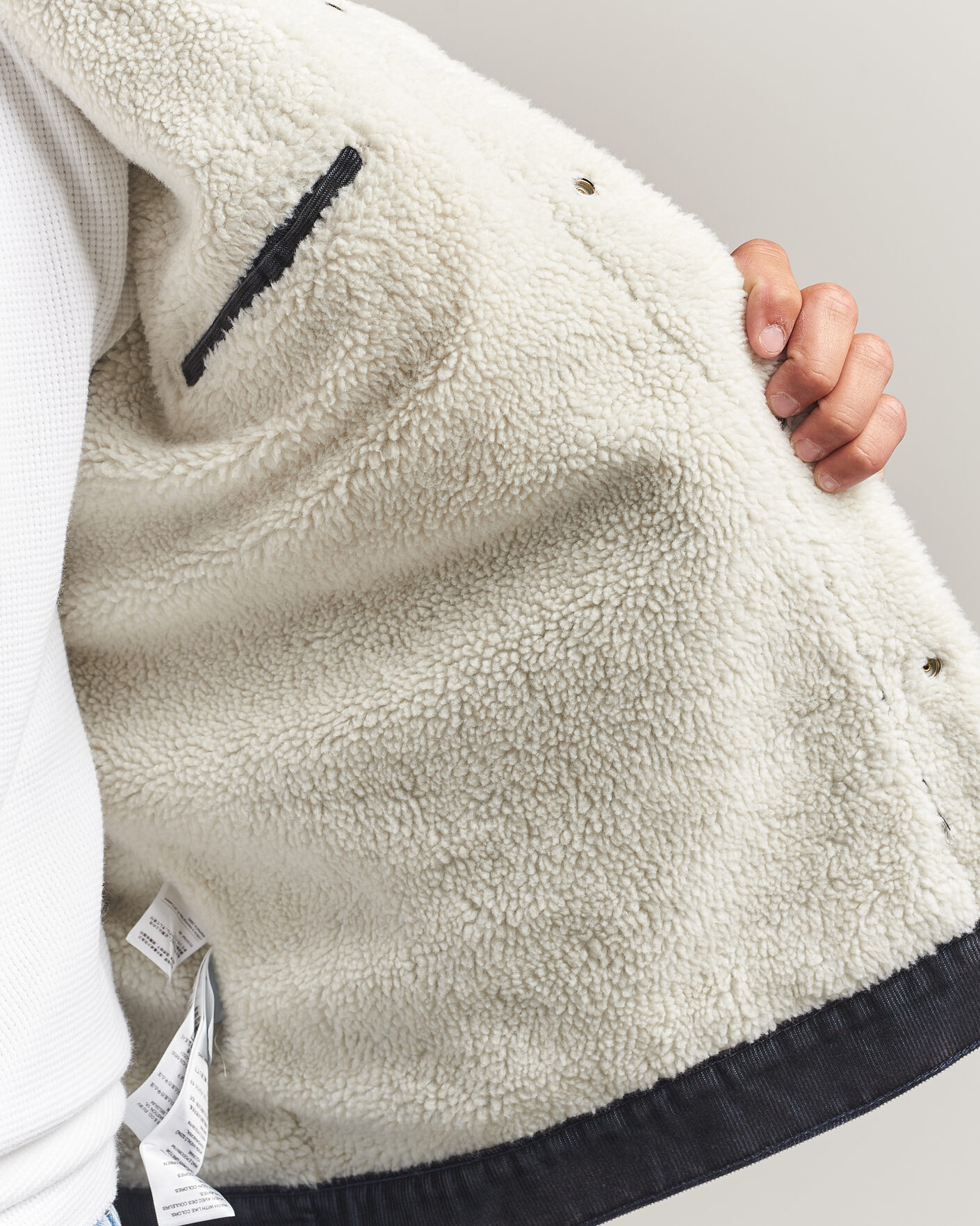 Herren | Jacken | Levi's | Type 3 Sherpa Trucker Worn-In Delft Steelhead