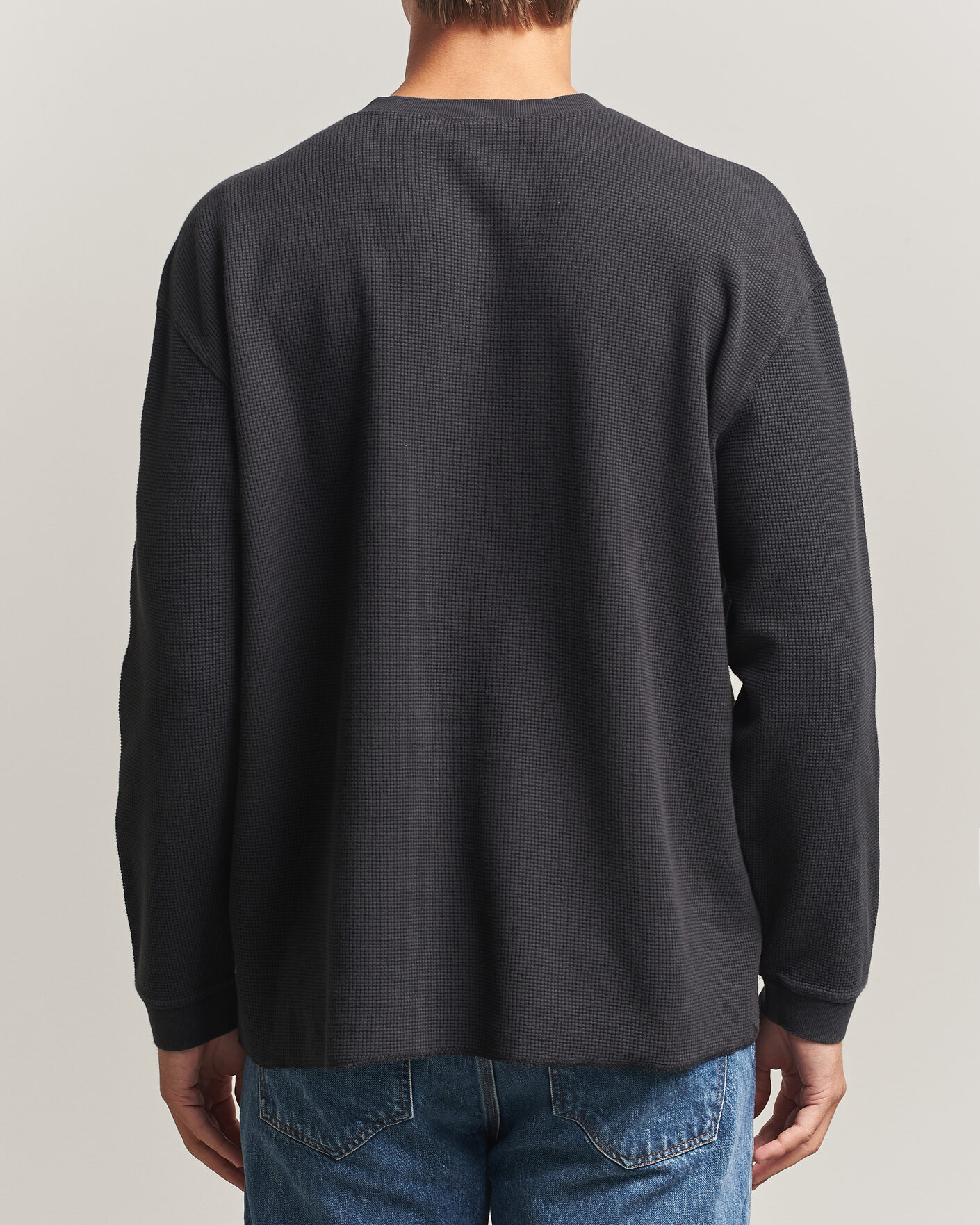 Herren | Pullover | Levi's | Relaxed Henley Mineral Black