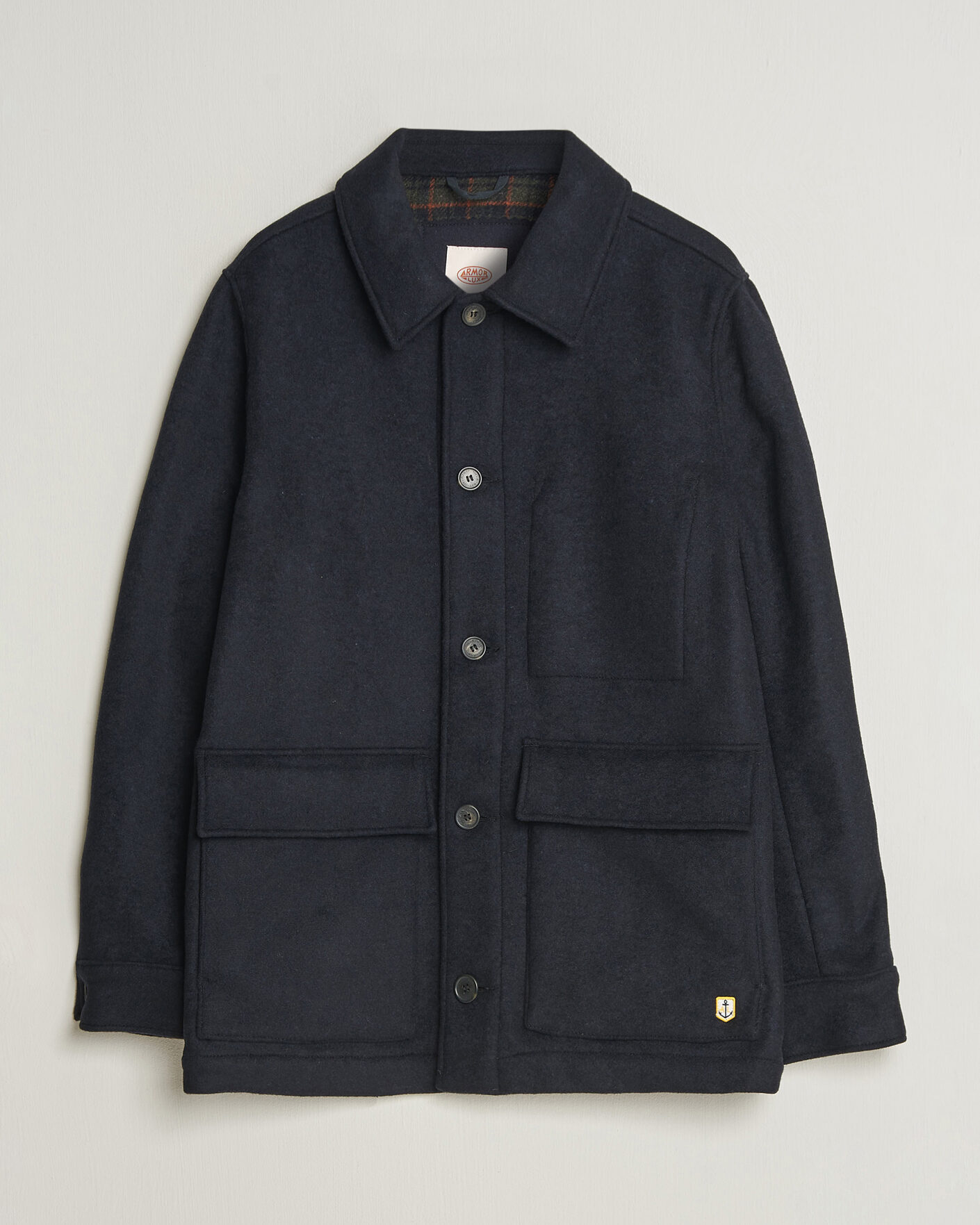 Herren | Jacken | Armor-lux | Wool Shirt Jacket Rich Navy
