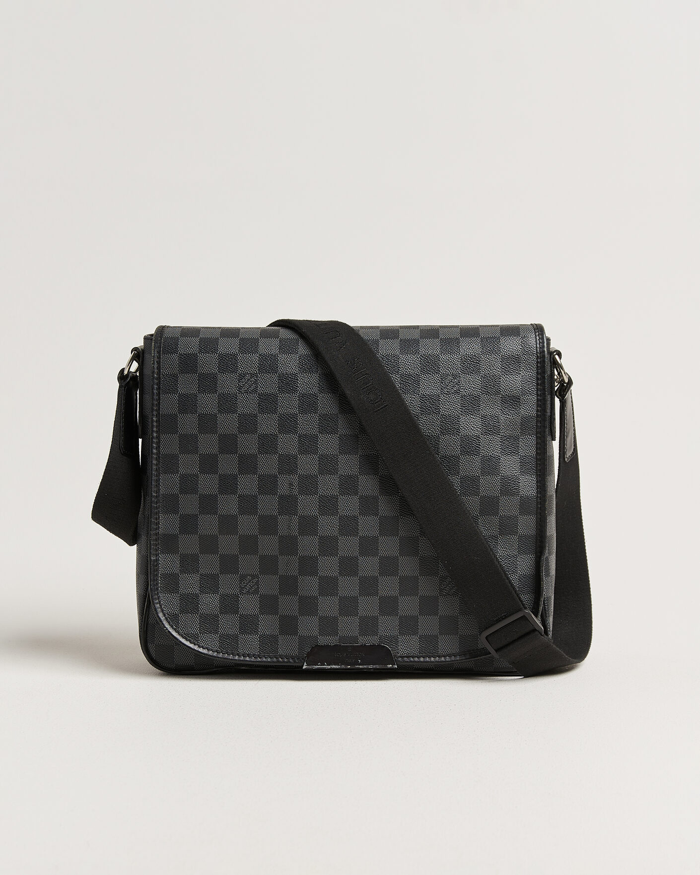 Herren | Pre-Owned & Vintage Bags | Louis Vuitton Pre-Owned | Daniel Shoulder Bag MM Damier Graphite