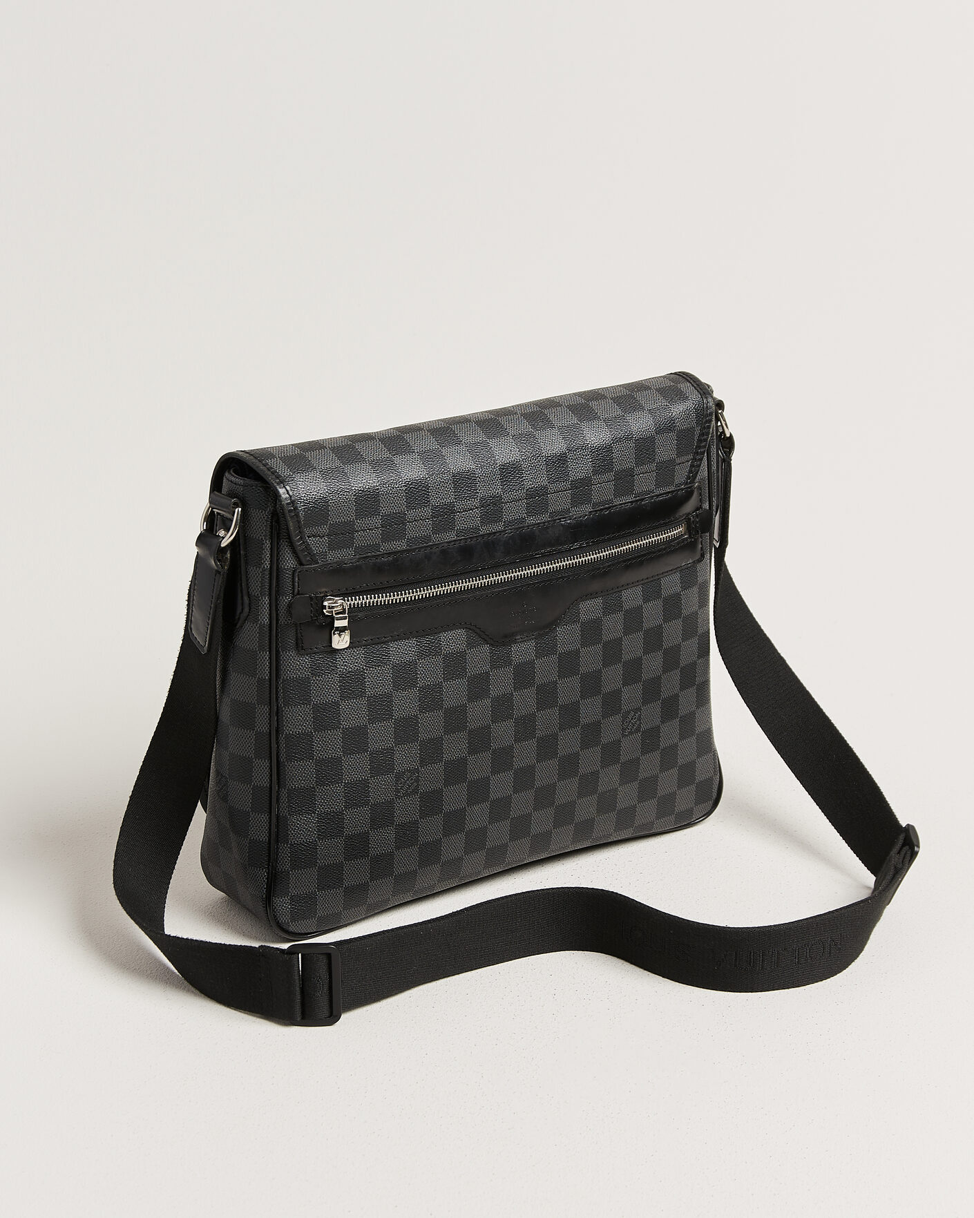 Herren | Pre-Owned & Vintage Bags | Louis Vuitton Pre-Owned | Daniel Shoulder Bag MM Damier Graphite