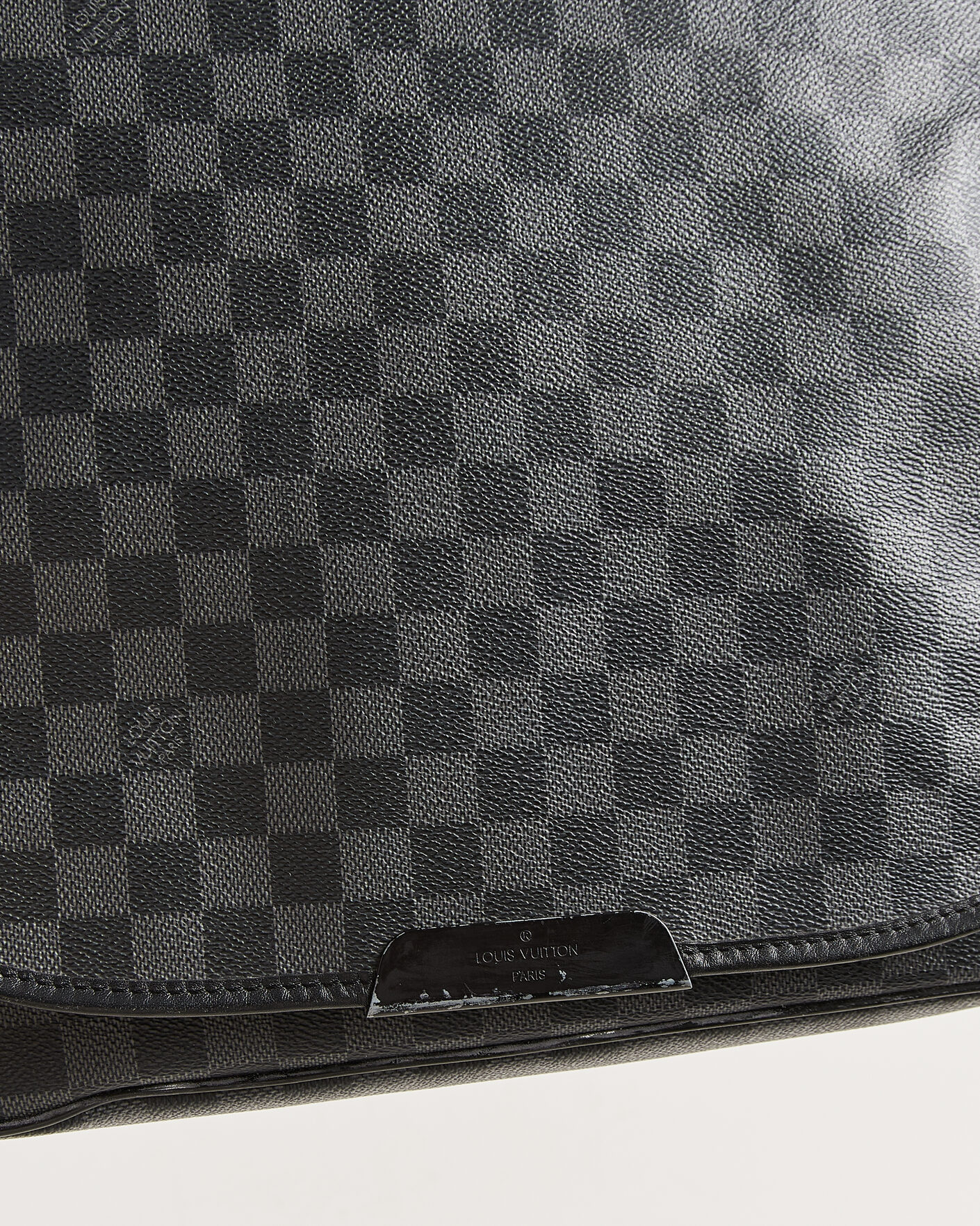 Herren | Pre-Owned & Vintage Bags | Louis Vuitton Pre-Owned | Daniel Shoulder Bag MM Damier Graphite